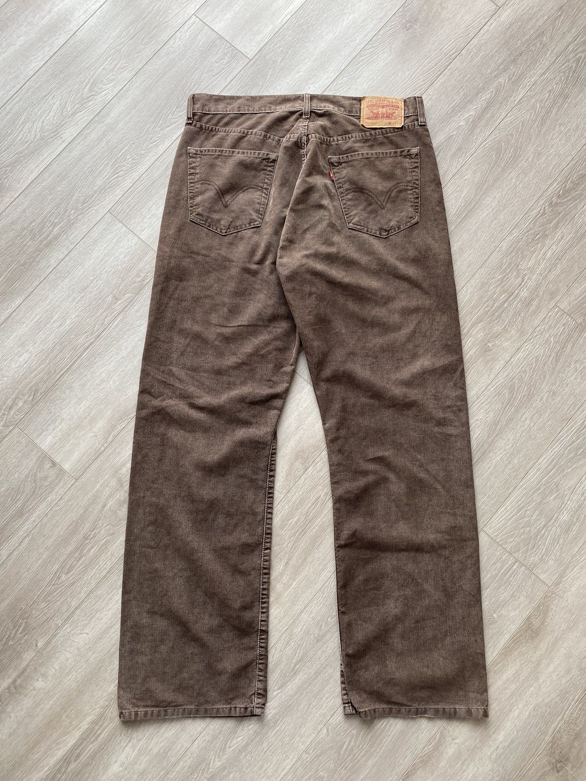 Levi's × Levi's Vintage Clothing × Vintage Levis 90s Vintage Velvet Brown Denim Pants Size US 33 - 1 Thumbnail