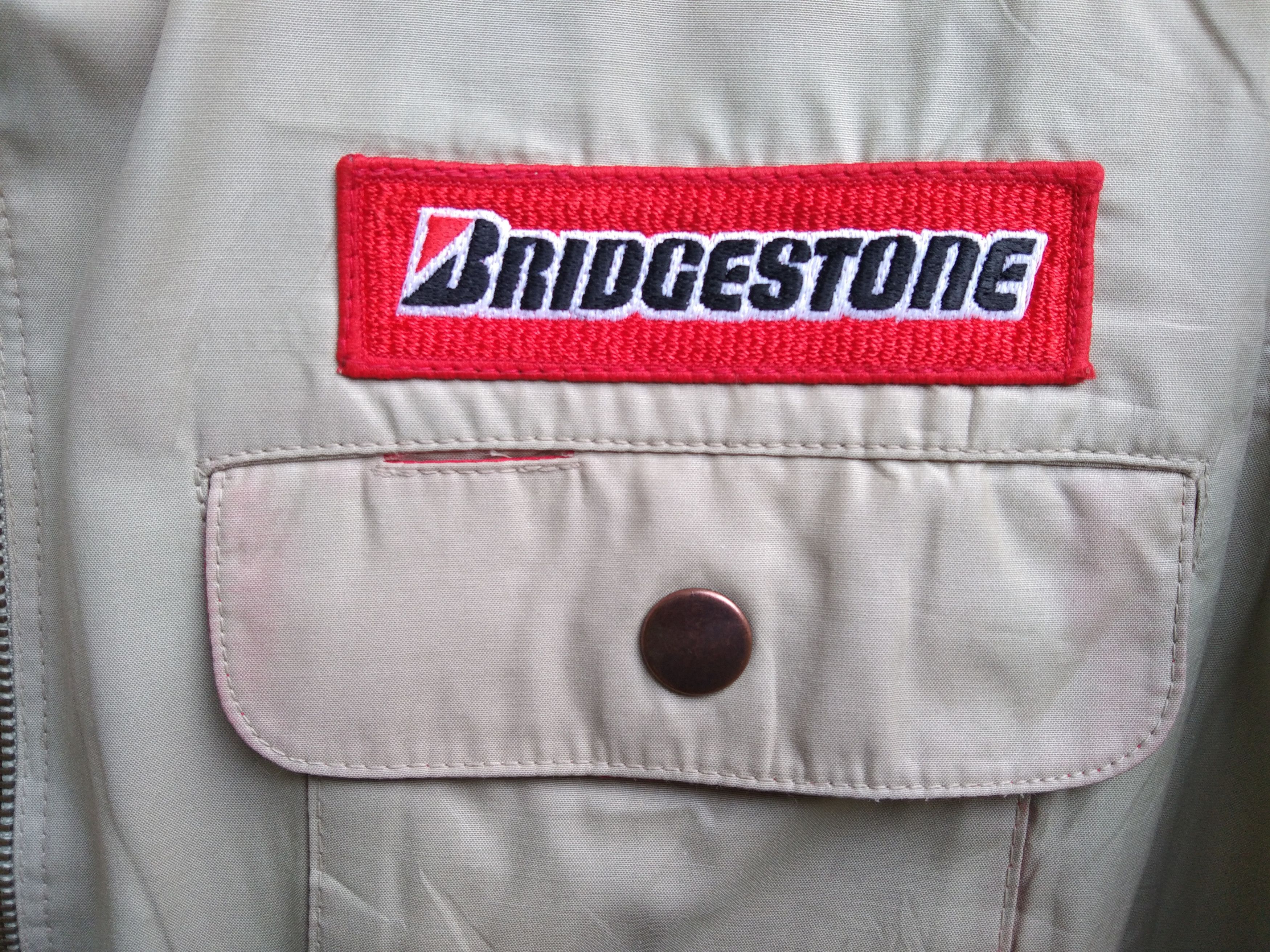 Japanese Brand × Vintage BRIDGESTONE NYLON LIGHT JACKET Size US L / EU 52-54 / 3 - 15 Thumbnail