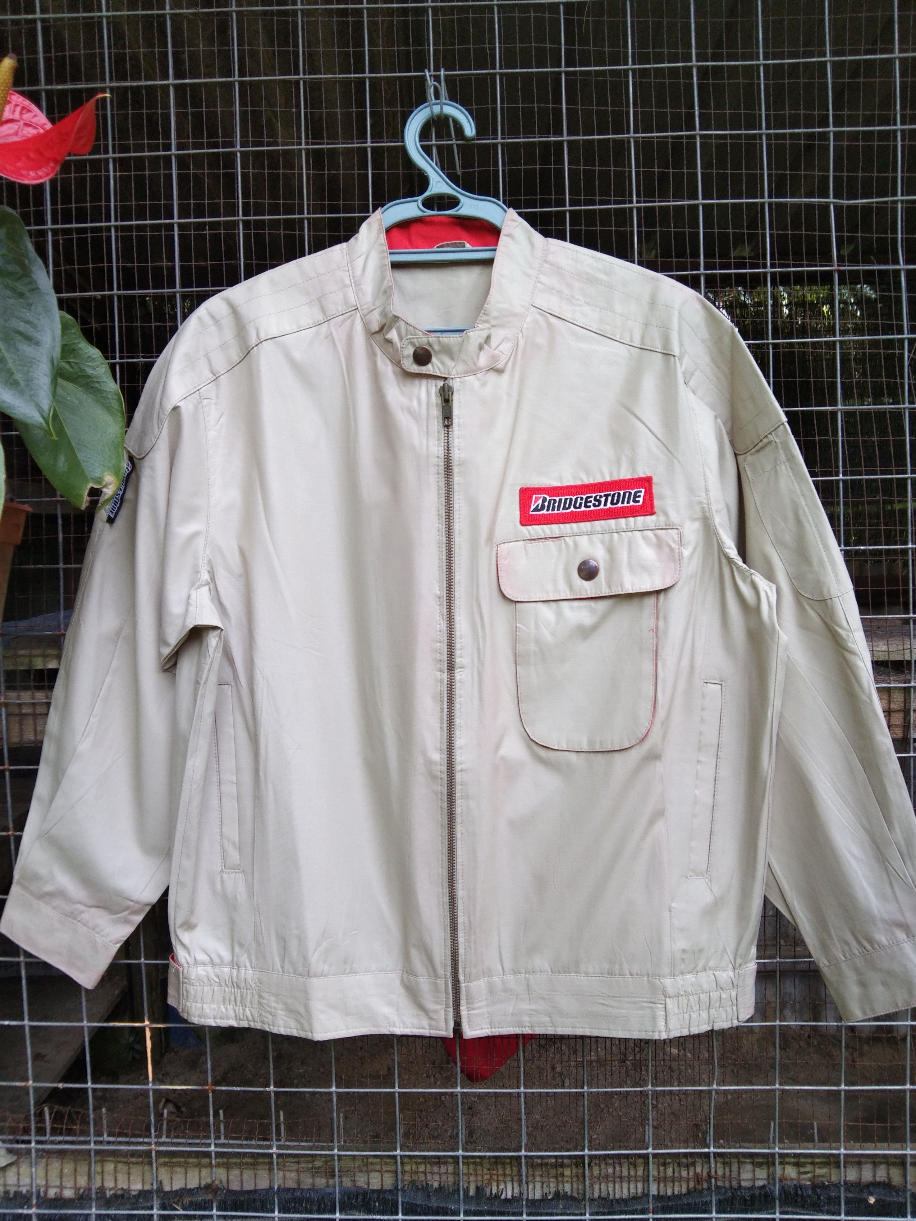 Japanese Brand × Vintage BRIDGESTONE NYLON LIGHT JACKET Size US L / EU 52-54 / 3 - 1 Thumbnail