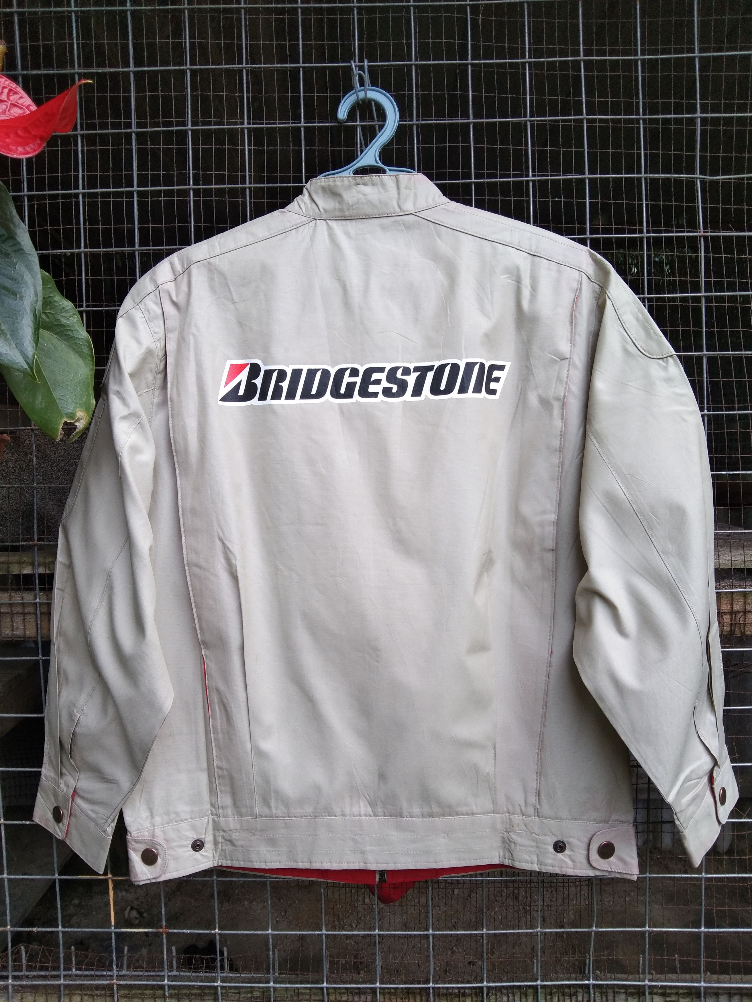 Japanese Brand × Vintage BRIDGESTONE NYLON LIGHT JACKET Size US L / EU 52-54 / 3 - 6 Thumbnail