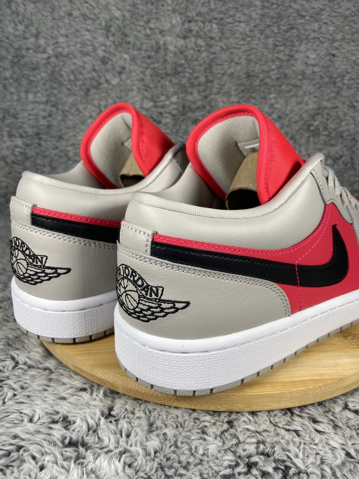 Jordan Brand Air Jordan 1 Low 'Light Iron Ore Siren Red' Women Size 12 Size US 12 / EU 45 - 11 Thumbnail