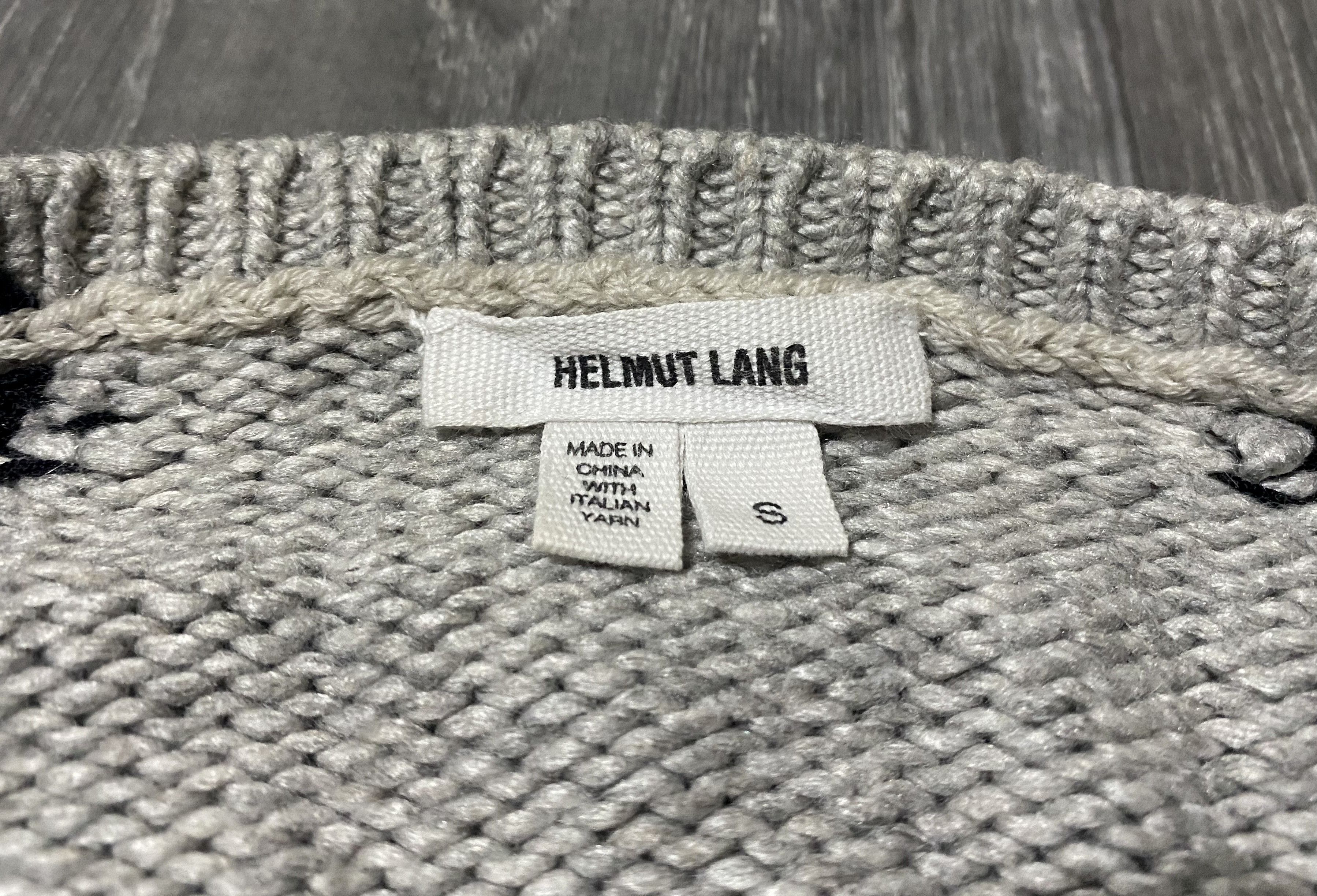 Helmut Lang Women's Helmut Lang Asymmetrical Mesh Embroidered Sweater Size S / US 4 / IT 40 - 5 Thumbnail