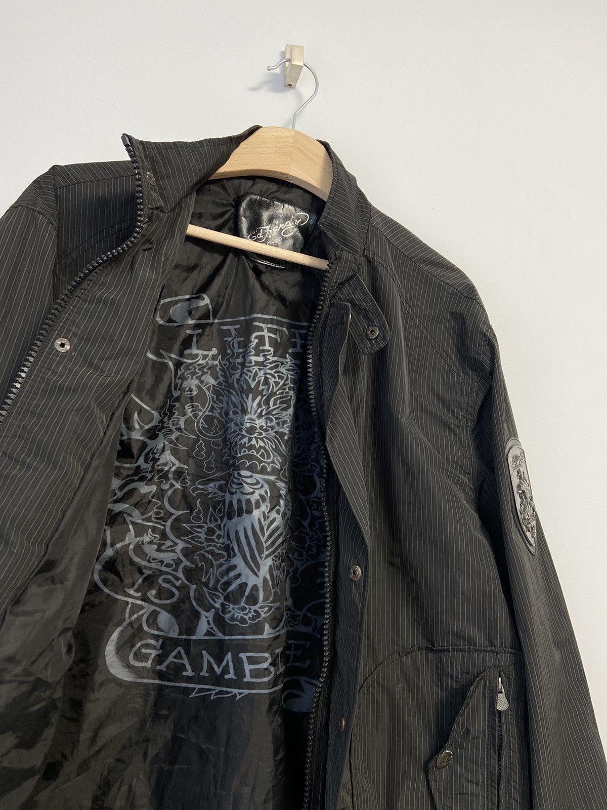 Ed Hardy Ed Hardy Christian Audigier Vintage Jacket y2k Size US XXL / EU 58 / 5 - 11 Thumbnail