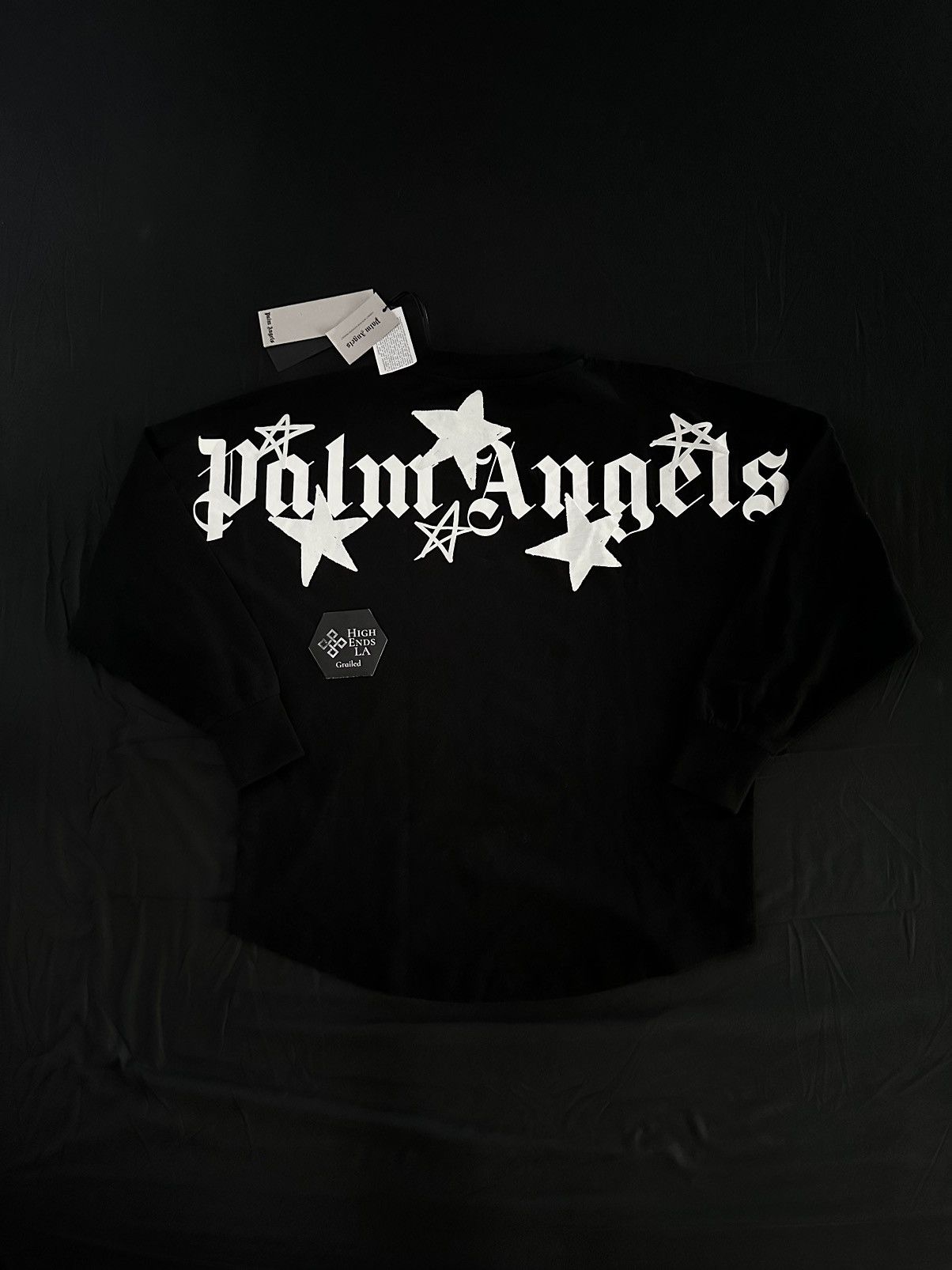 Palm Angels Palm Angels Shooting Stars Long Sleeve Size US S / EU 44-46 / 1 - 1 Thumbnail