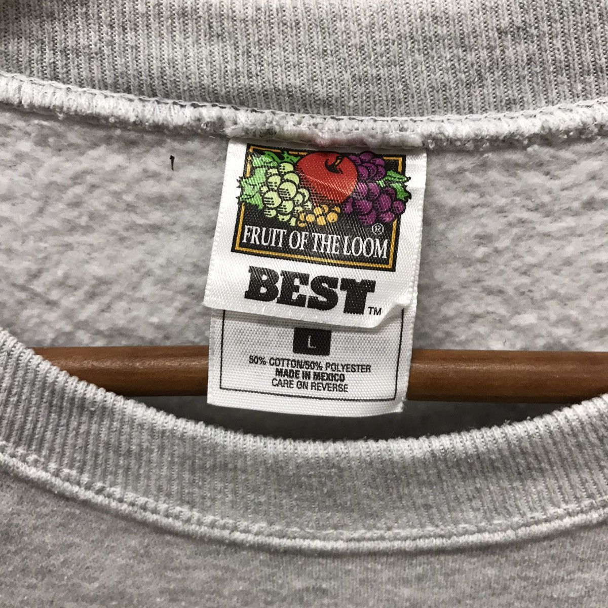 Fruit Of The Loom × Vintage Vintage Boston Sweatshirt Spellout Boston Crew Neck Size US M / EU 48-50 / 2 - 6 Thumbnail