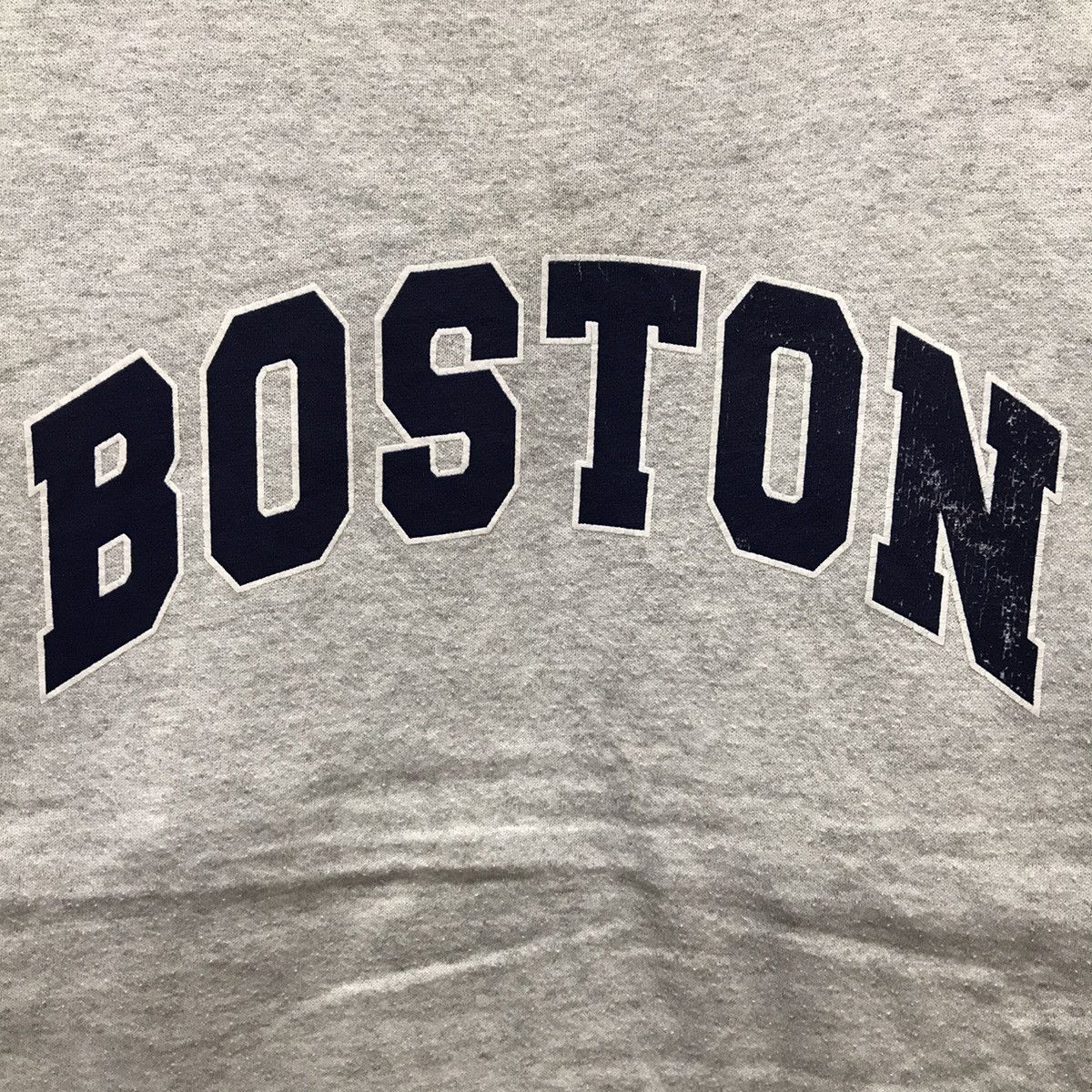 Fruit Of The Loom × Vintage Vintage Boston Sweatshirt Spellout Boston Crew Neck Size US M / EU 48-50 / 2 - 3 Thumbnail