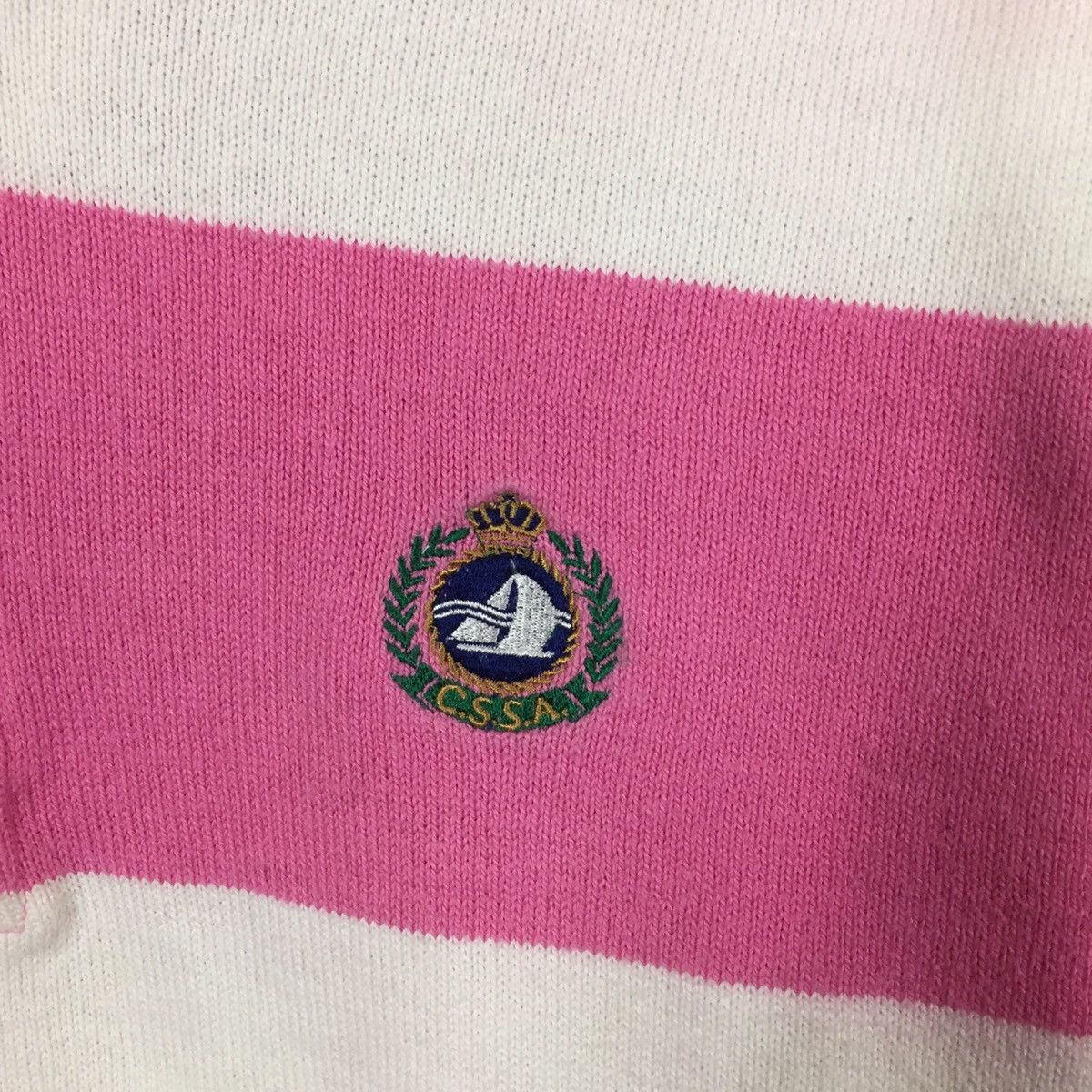 Japanese Brand × Vintage CSSA Hoodie California Sportsass Sensitive Ociation Striped Size US S / EU 44-46 / 1 - 2 Thumbnail