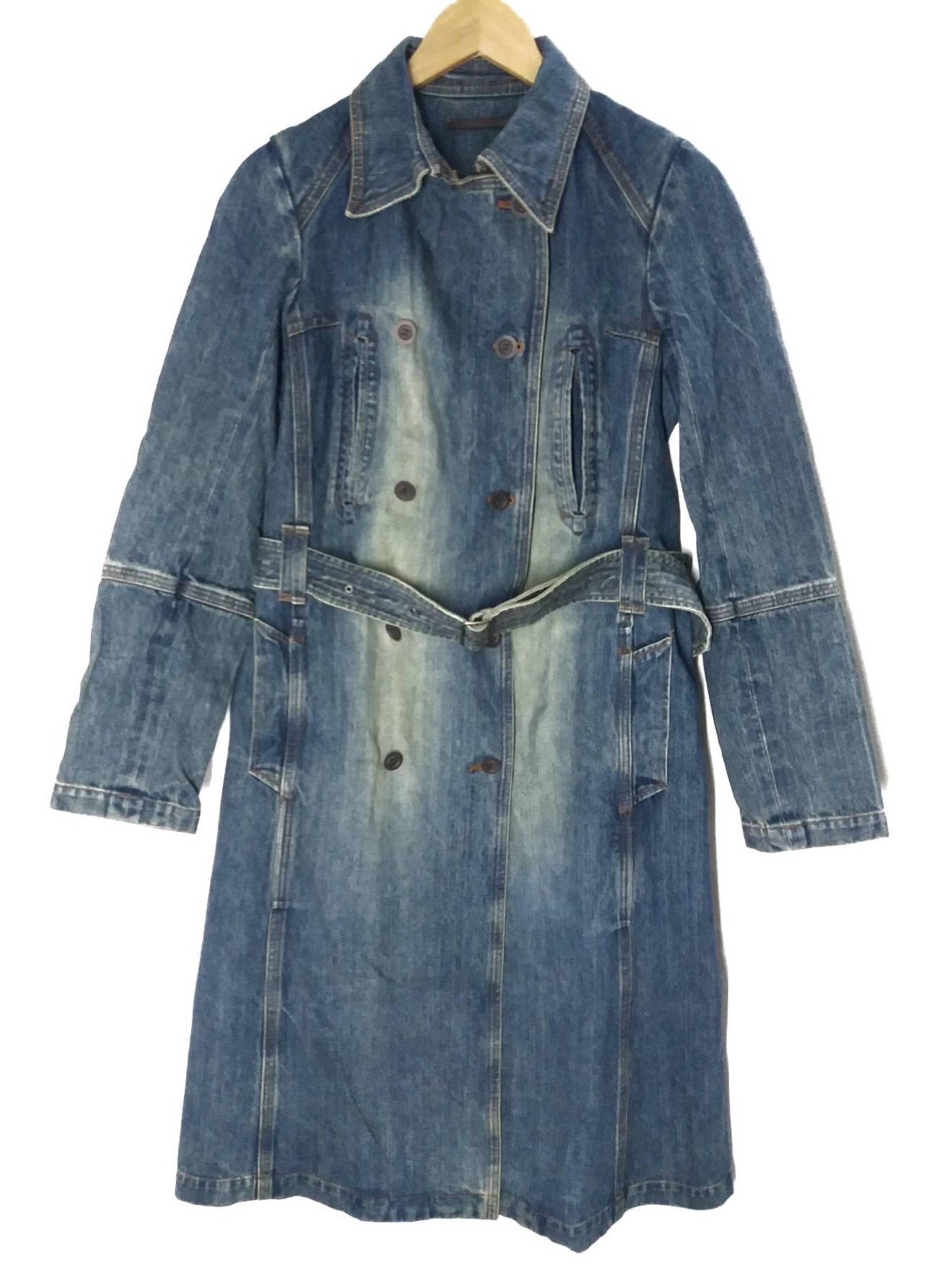 Issey Miyake × Tsumori Chisato 🔥Issey Miyake By Tsumori Chisato Vintage 1970's Denim Coat Size US S / EU 44-46 / 1 - 1 Thumbnail