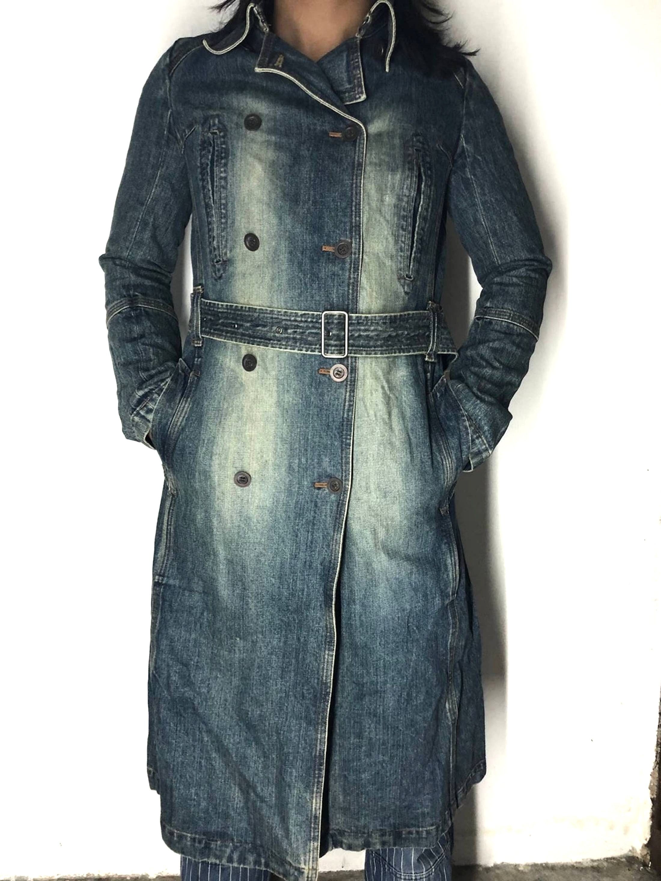 Issey Miyake × Tsumori Chisato 🔥Issey Miyake By Tsumori Chisato Vintage 1970's Denim Coat Size US S / EU 44-46 / 1 - 10 Thumbnail