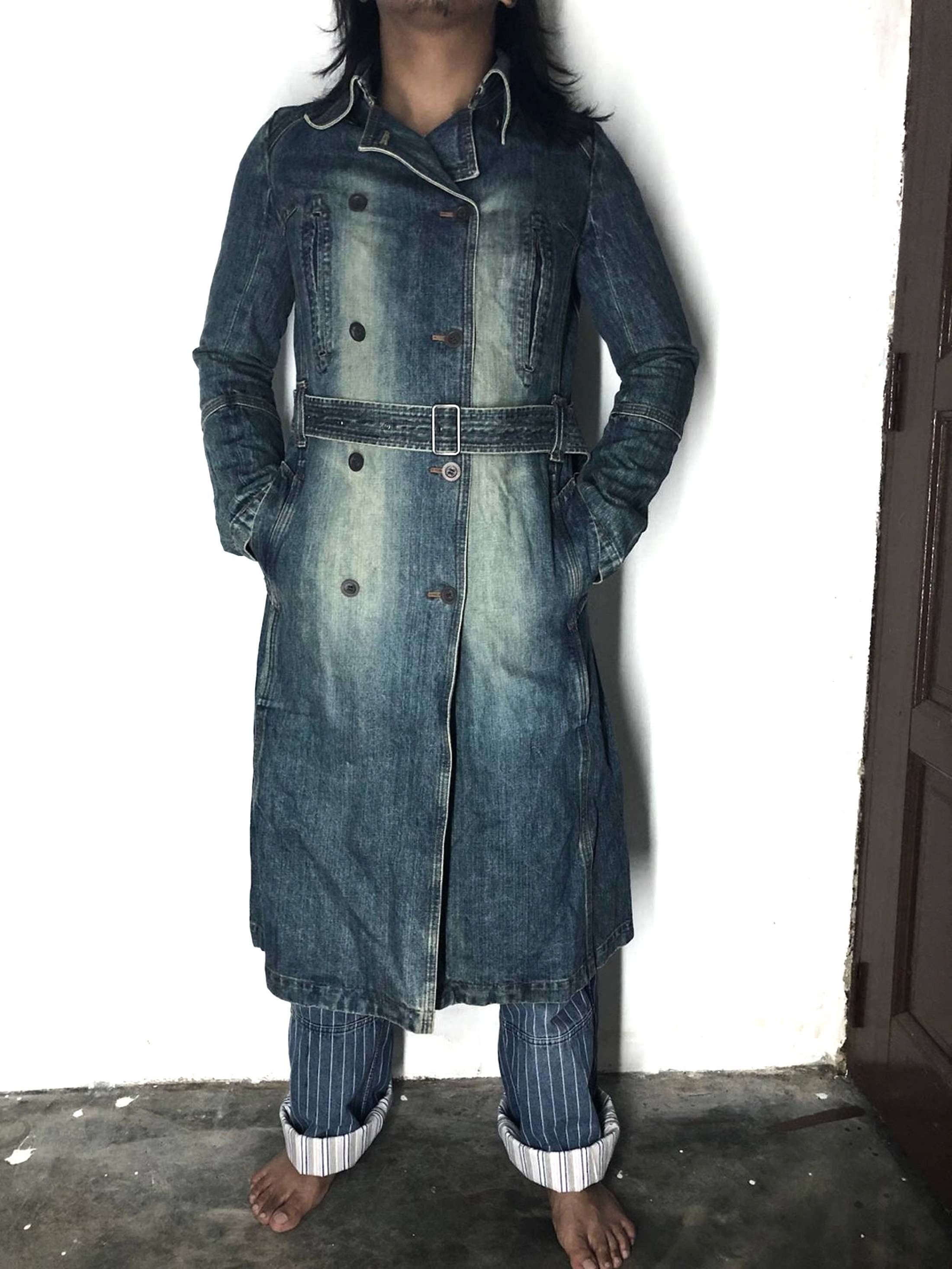 Issey Miyake × Tsumori Chisato 🔥Issey Miyake By Tsumori Chisato Vintage 1970's Denim Coat Size US S / EU 44-46 / 1 - 11 Thumbnail