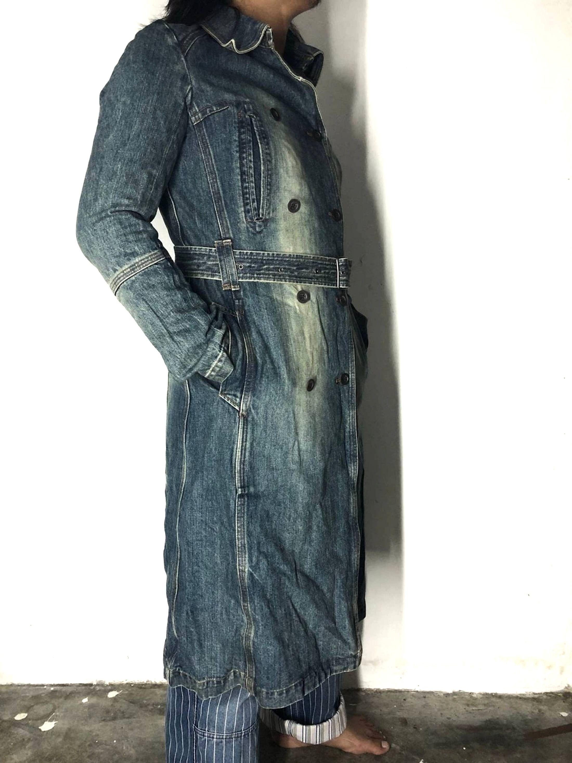 Issey Miyake × Tsumori Chisato 🔥Issey Miyake By Tsumori Chisato Vintage 1970's Denim Coat Size US S / EU 44-46 / 1 - 9 Thumbnail