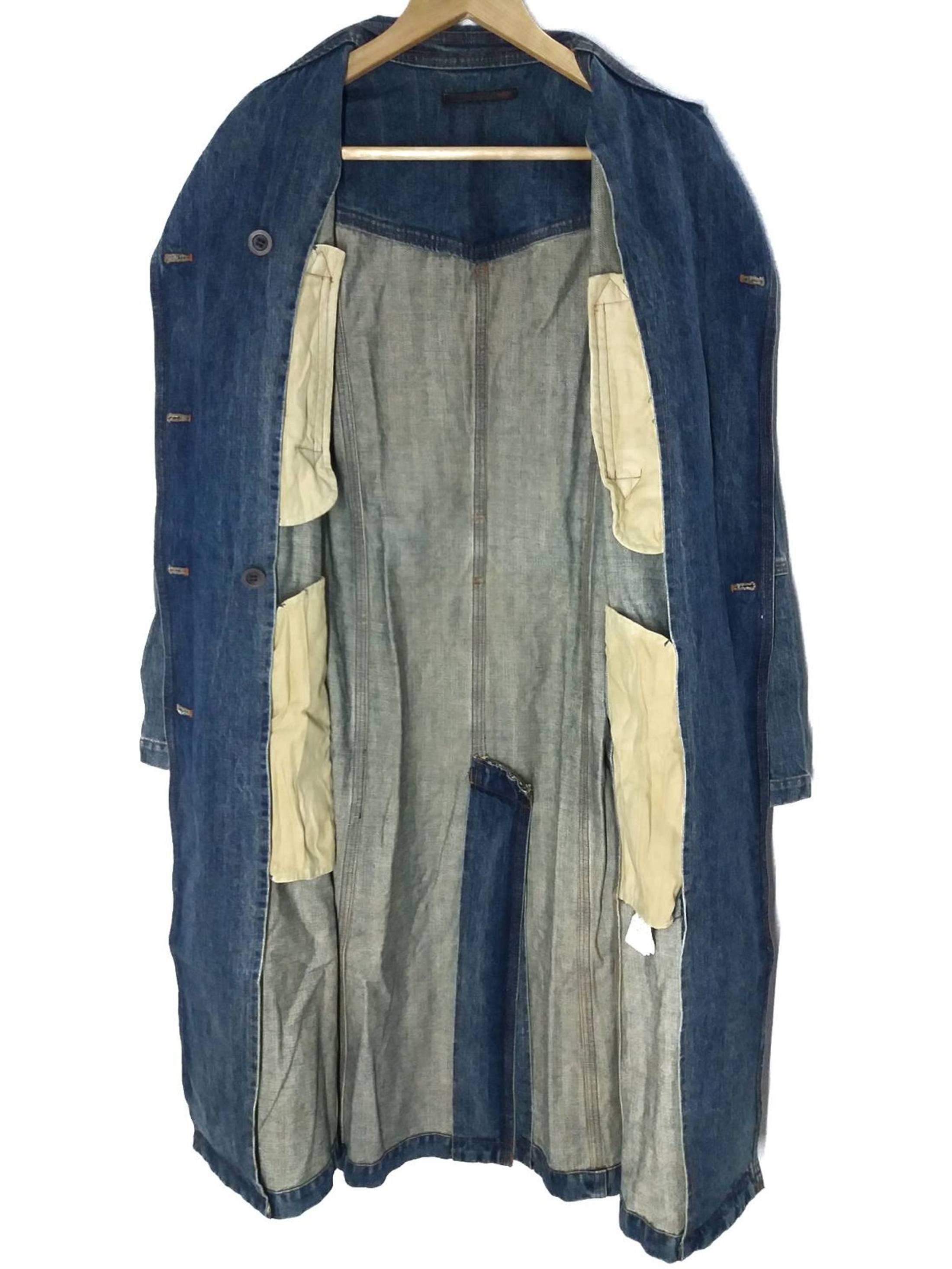 Issey Miyake × Tsumori Chisato 🔥Issey Miyake By Tsumori Chisato Vintage 1970's Denim Coat Size US S / EU 44-46 / 1 - 3 Thumbnail