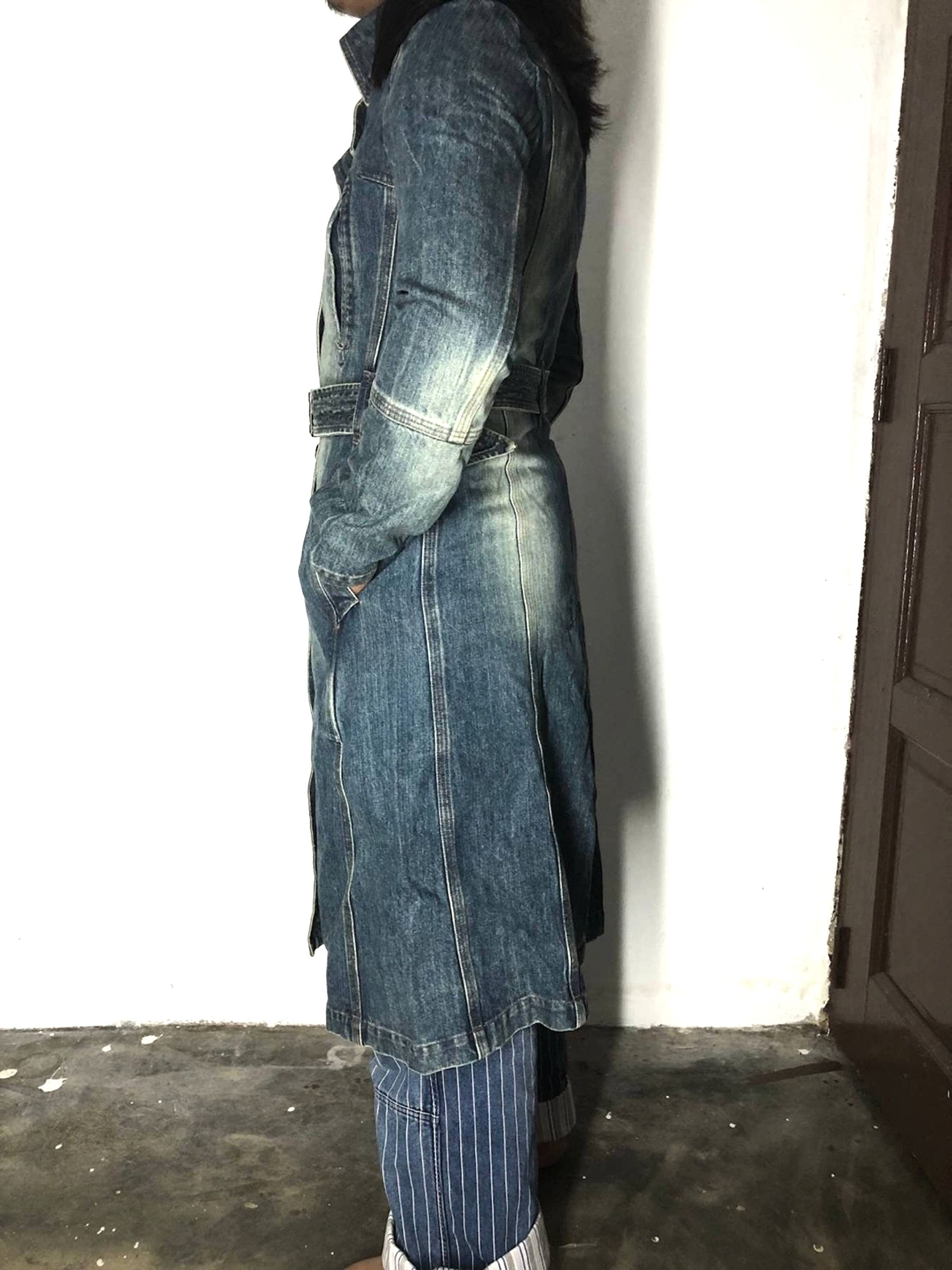 Issey Miyake × Tsumori Chisato 🔥Issey Miyake By Tsumori Chisato Vintage 1970's Denim Coat Size US S / EU 44-46 / 1 - 12 Thumbnail