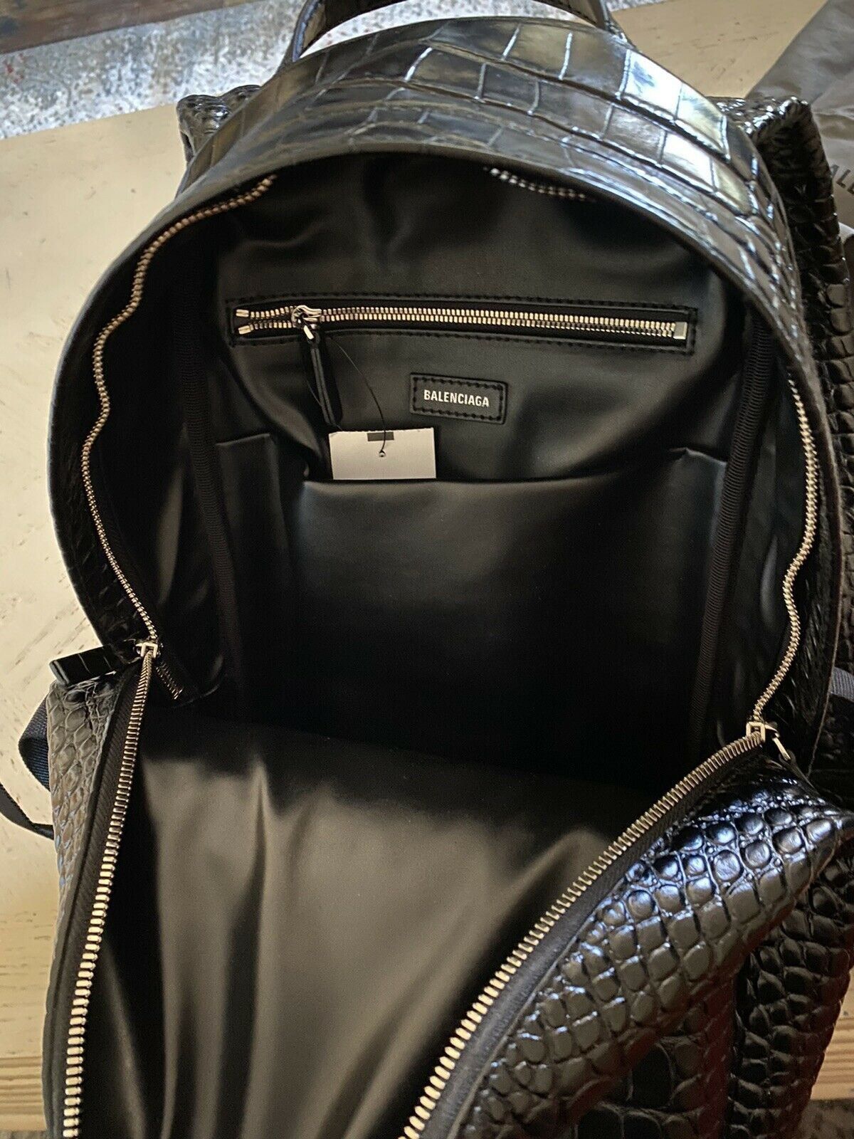 Balenciaga Backpack in Black Size ONE SIZE - 8 Thumbnail