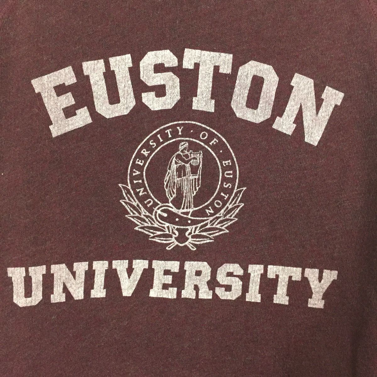 Japanese Brand Euston University Fleece Sweatshirt University Of Euston Size US S / EU 44-46 / 1 - 2 Thumbnail