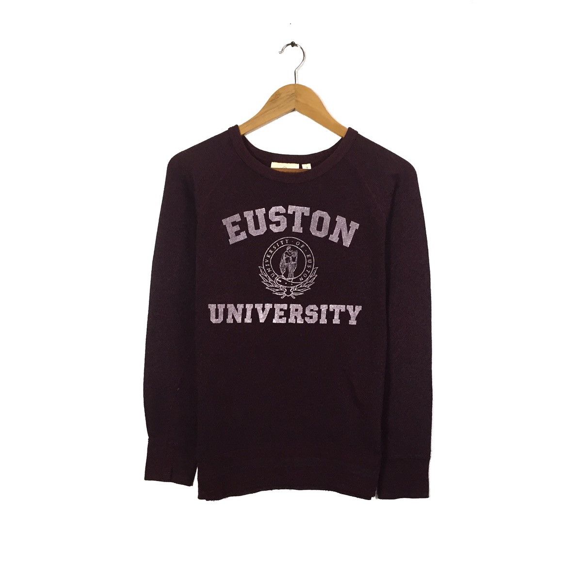 Japanese Brand Euston University Fleece Sweatshirt University Of Euston Size US S / EU 44-46 / 1 - 1 Thumbnail