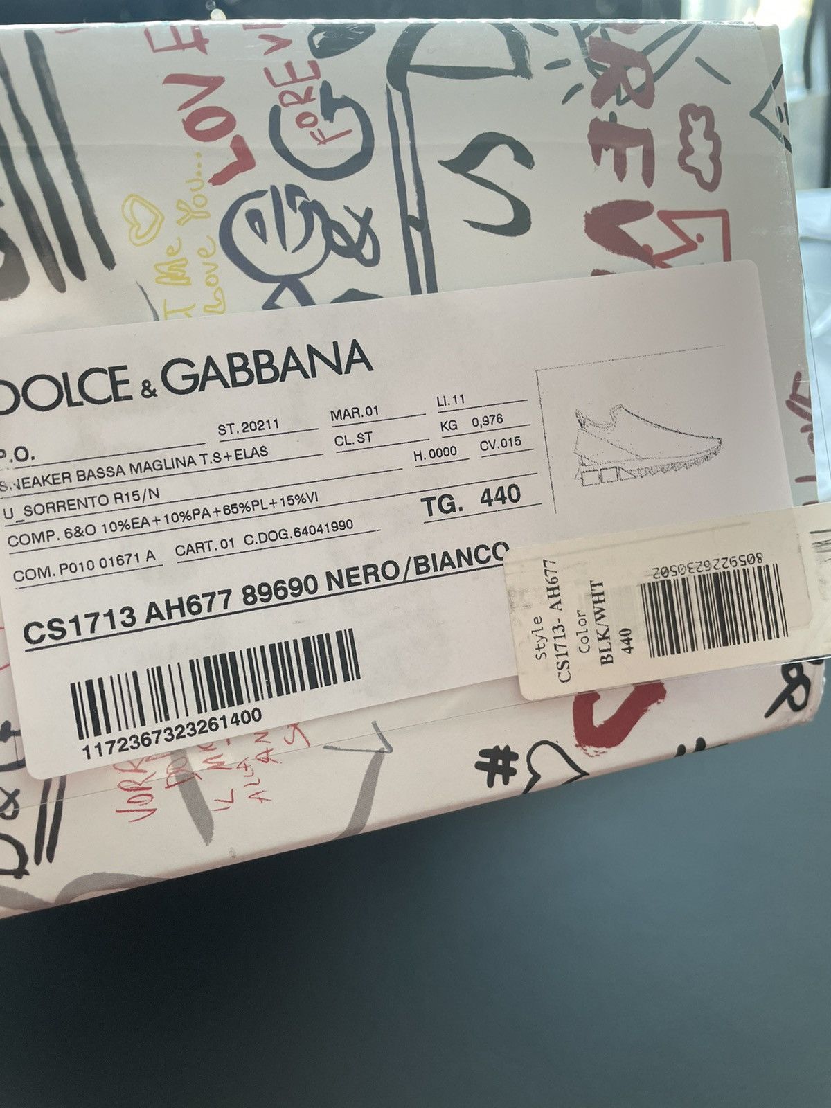 Classic Brand NEW Dolce Gabbana Sneakers