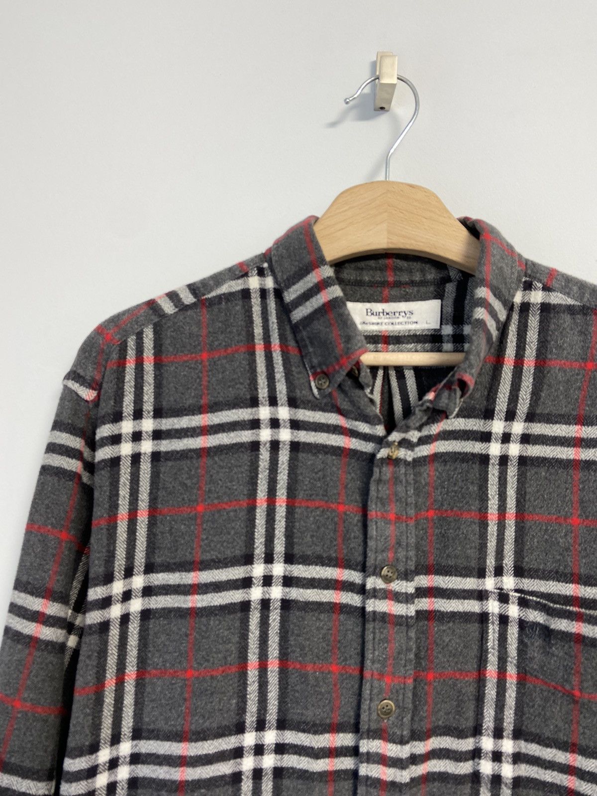 Burberry Burberrys Vintage Button Up Shirt Monogram Size US L / EU 52-54 / 3 - 3 Thumbnail