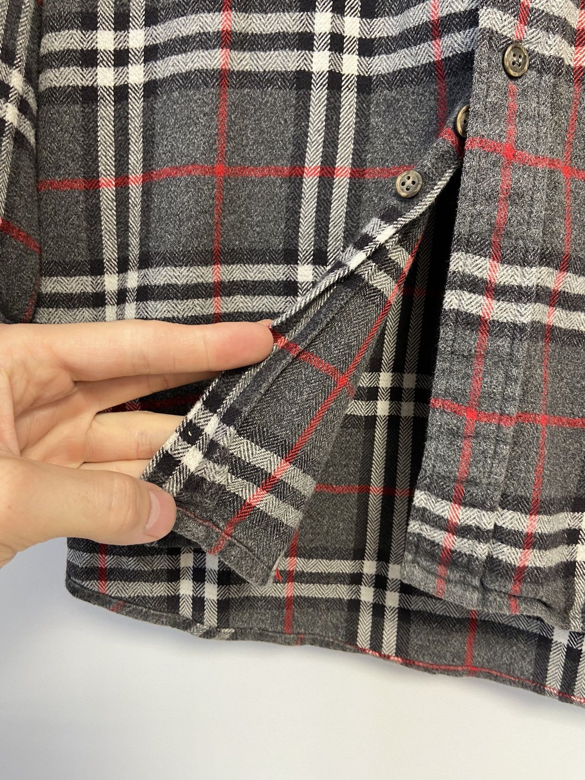 Burberry Burberrys Vintage Button Up Shirt Monogram Size US L / EU 52-54 / 3 - 14 Thumbnail