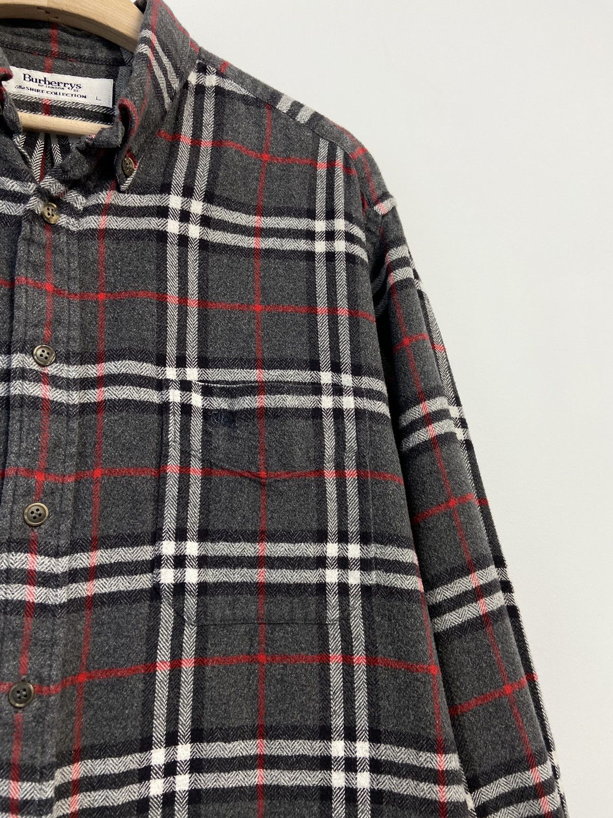 Burberry Burberrys Vintage Button Up Shirt Monogram Size US L / EU 52-54 / 3 - 5 Thumbnail