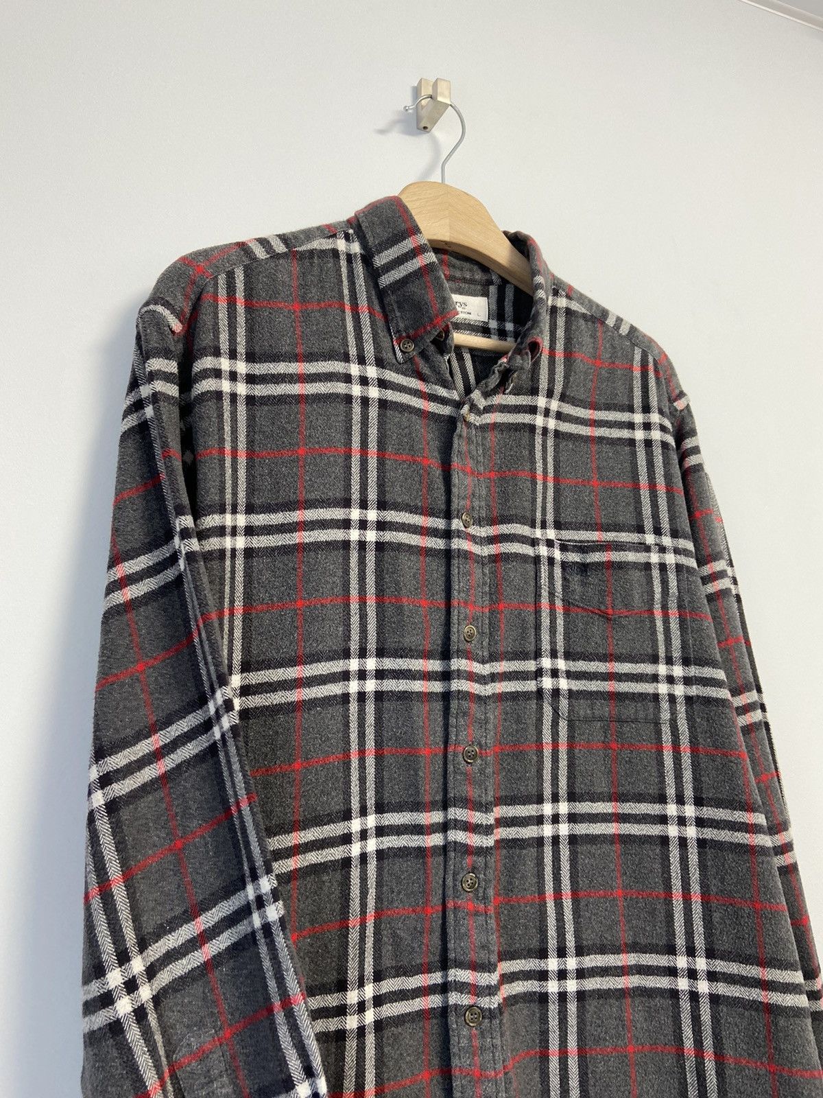 Burberry Burberrys Vintage Button Up Shirt Monogram Size US L / EU 52-54 / 3 - 12 Thumbnail