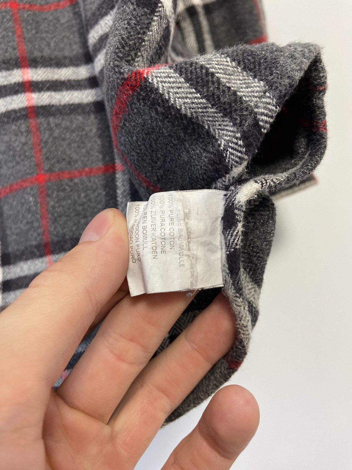 Burberry Burberrys Vintage Button Up Shirt Monogram Size US L / EU 52-54 / 3 - 8 Thumbnail