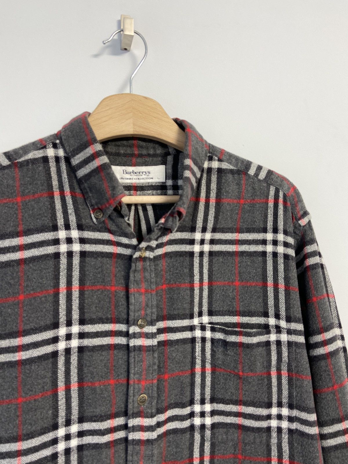 Burberry Burberrys Vintage Button Up Shirt Monogram Size US L / EU 52-54 / 3 - 2 Thumbnail