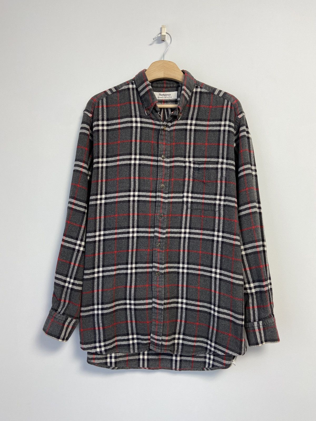 Burberry Burberrys Vintage Button Up Shirt Monogram Size US L / EU 52-54 / 3 - 1 Thumbnail