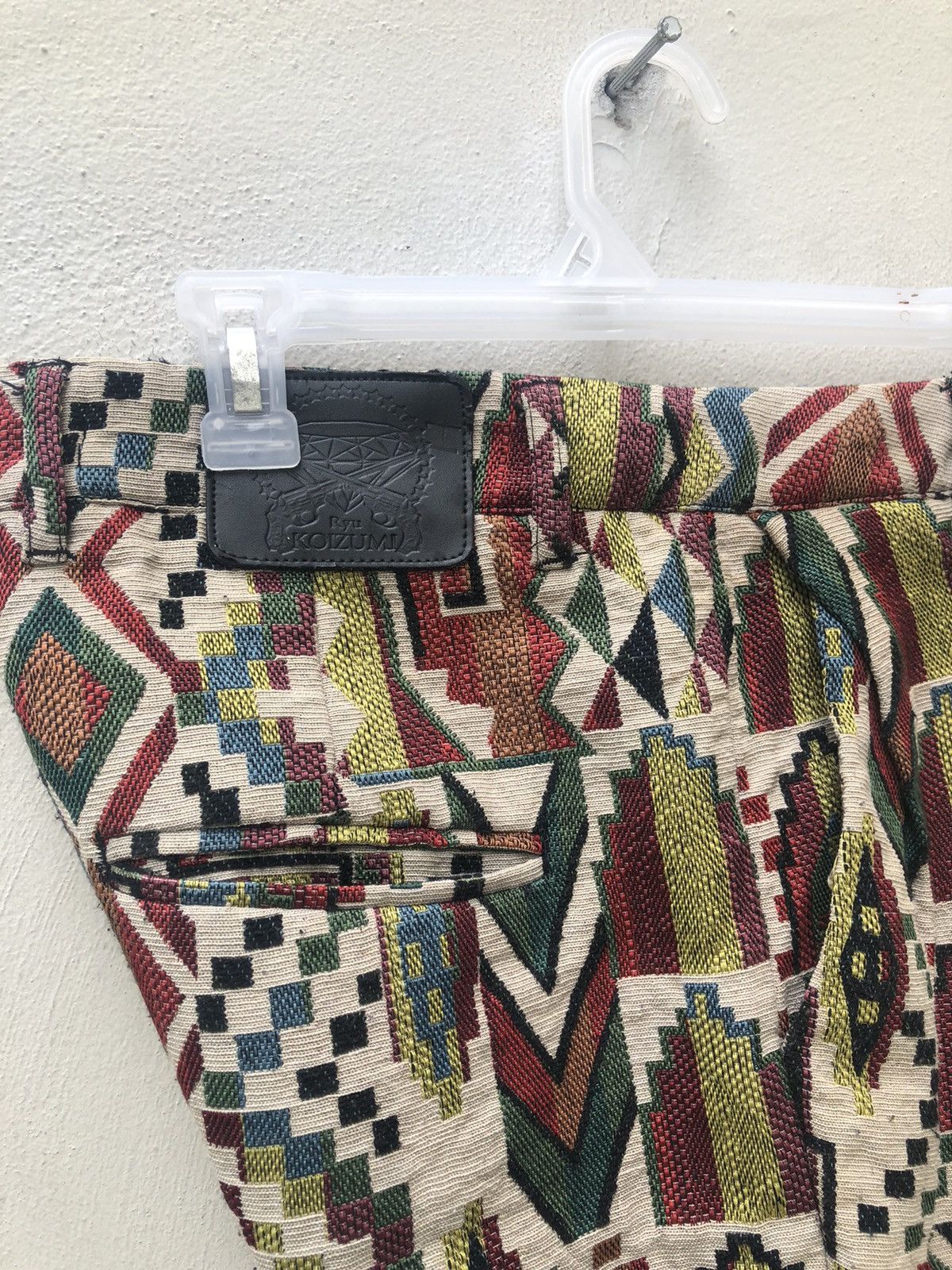 Vintage Ryu Koizumi Japan Jacquard Short Pant Size US 30 / EU 46 - 22 Thumbnail