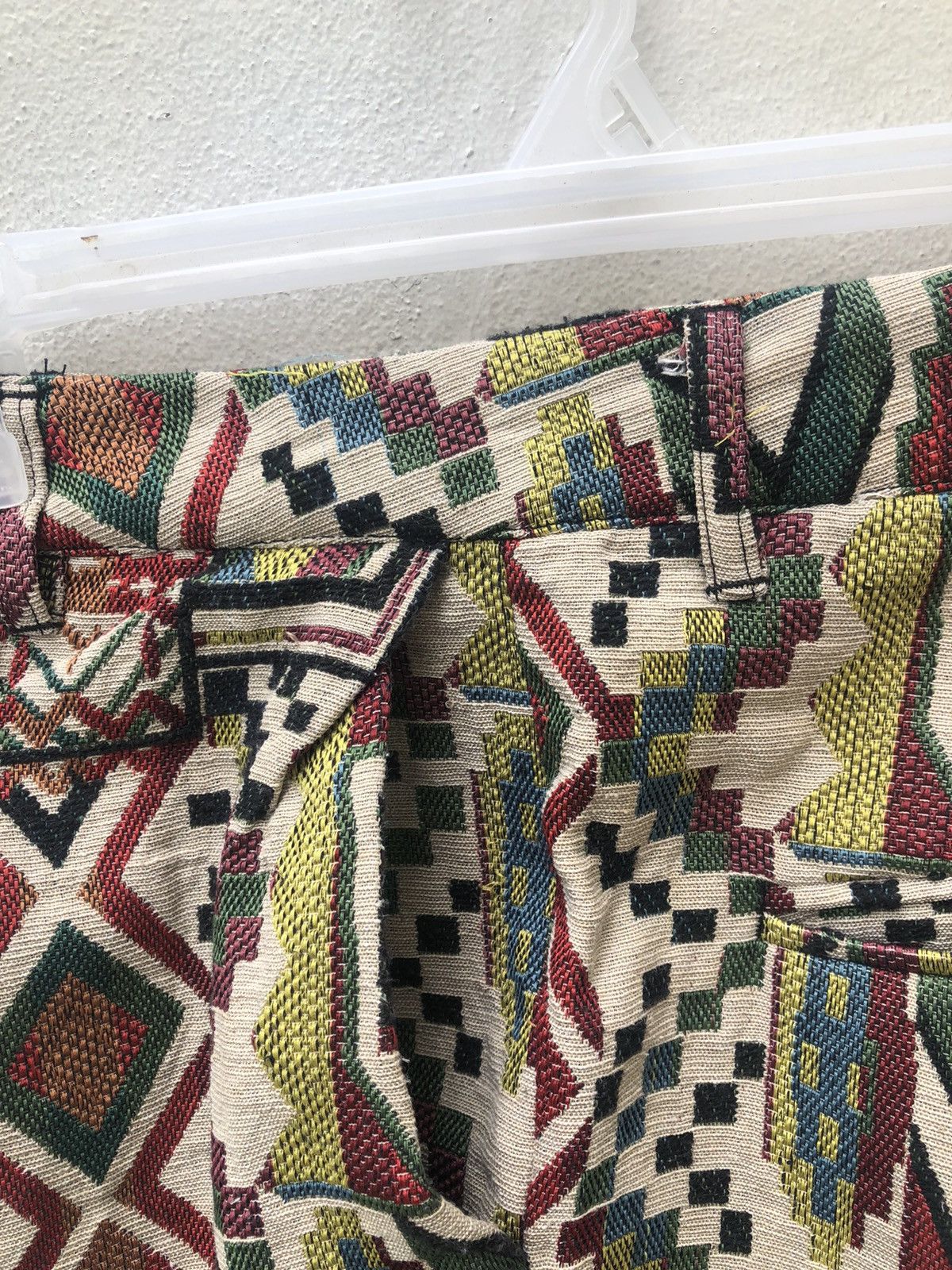 Vintage Ryu Koizumi Japan Jacquard Short Pant Size US 30 / EU 46 - 20 Thumbnail