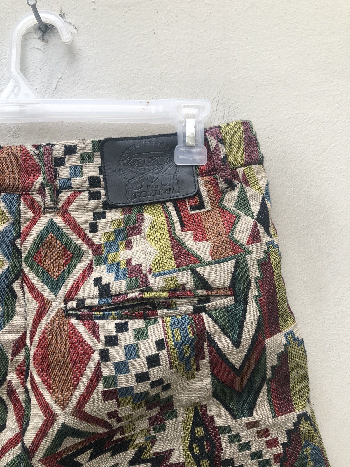 Vintage Ryu Koizumi Japan Jacquard Short Pant Size US 30 / EU 46 - 15 Thumbnail