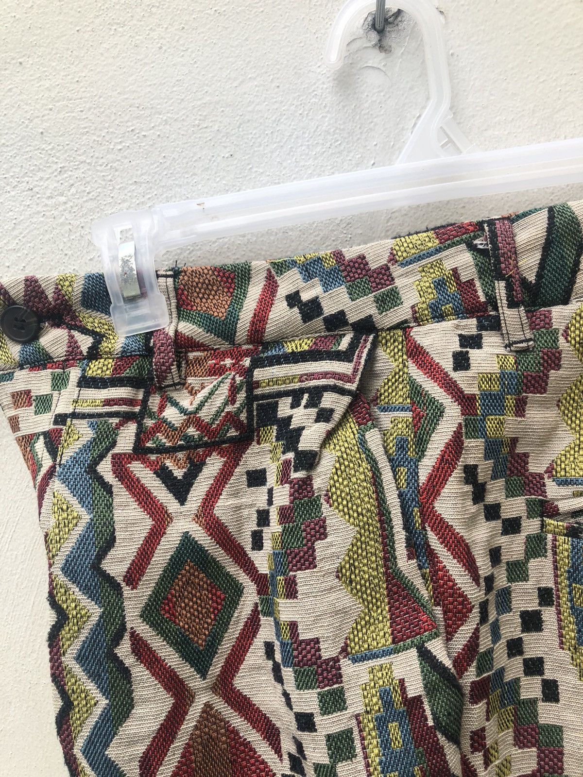 Vintage Ryu Koizumi Japan Jacquard Short Pant Size US 30 / EU 46 - 19 Thumbnail