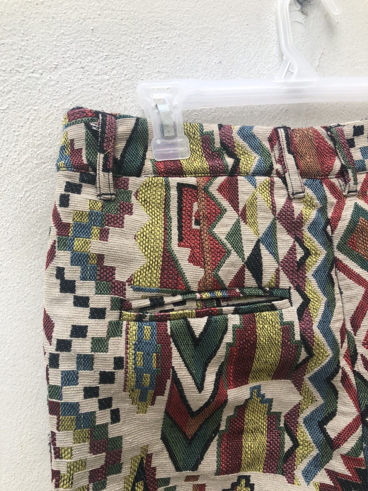 Vintage Ryu Koizumi Japan Jacquard Short Pant Size US 30 / EU 46 - 13 Thumbnail