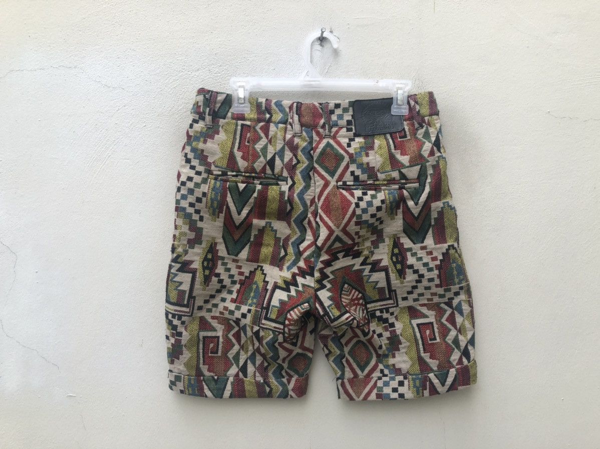 Vintage Ryu Koizumi Japan Jacquard Short Pant Size US 30 / EU 46 - 12 Thumbnail