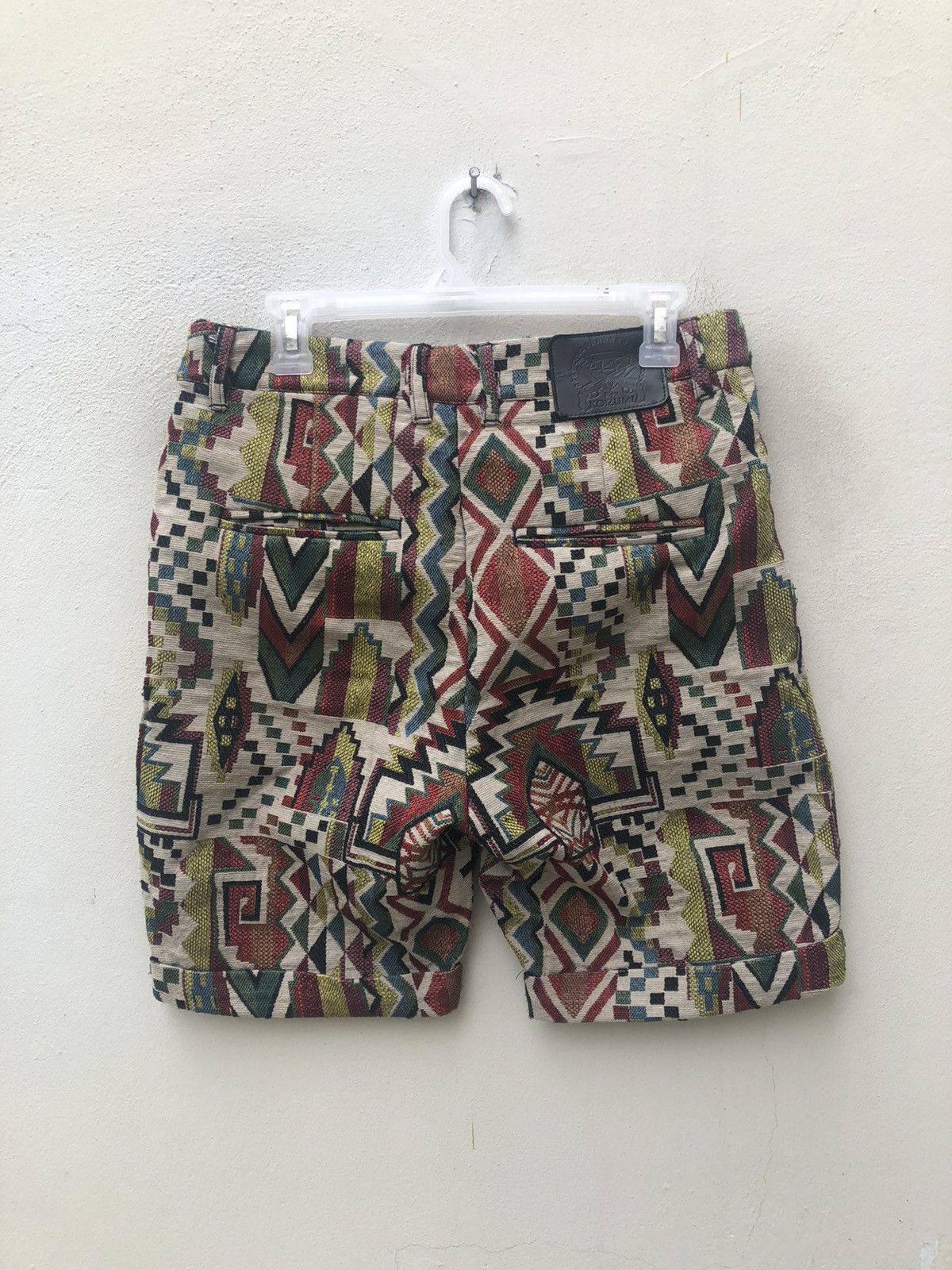 Vintage Ryu Koizumi Japan Jacquard Short Pant Size US 30 / EU 46 - 11 Thumbnail