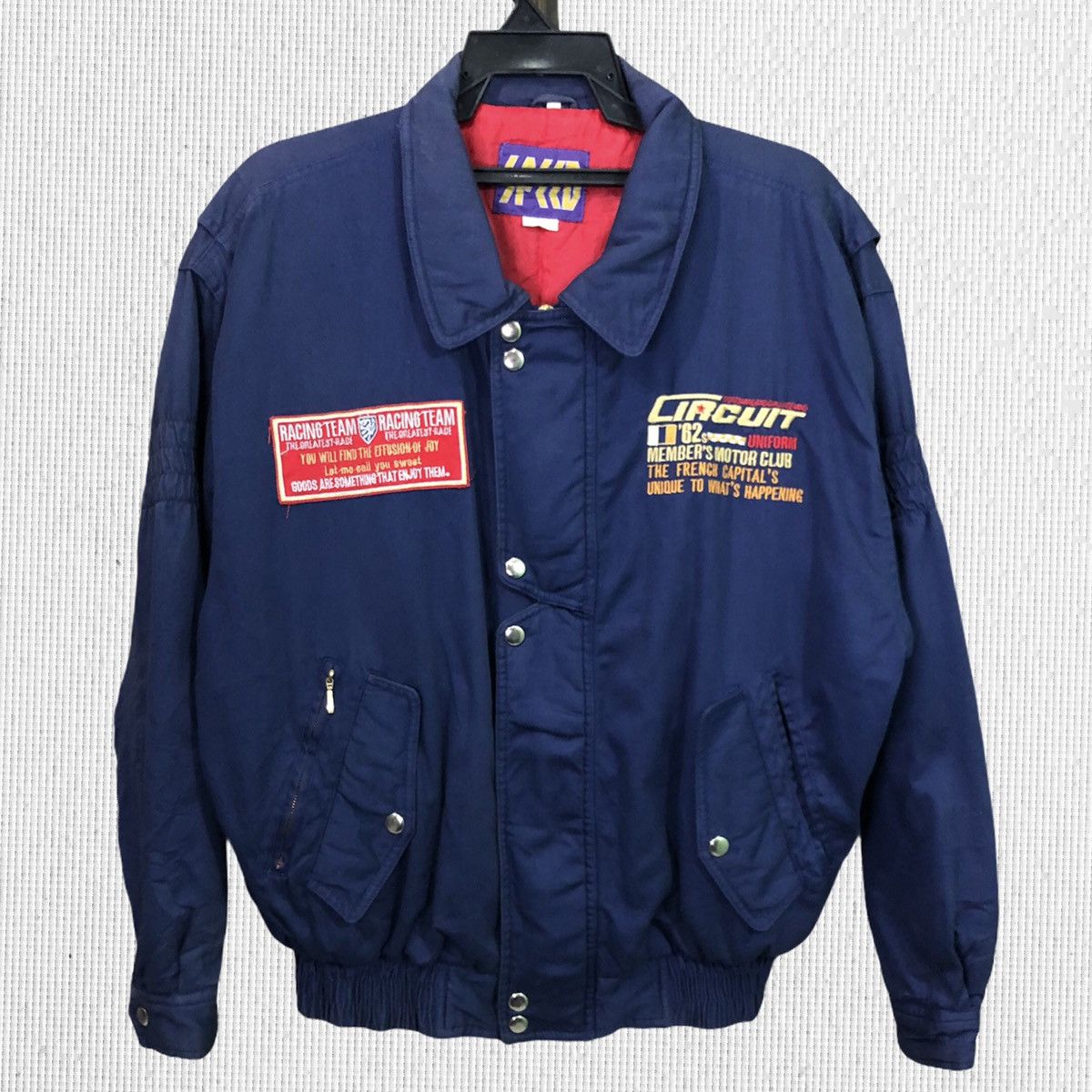 Vintage Vintage Circuit Racing Team Bomber Jacket Size US L / EU 52-54 / 3 - 1 Thumbnail