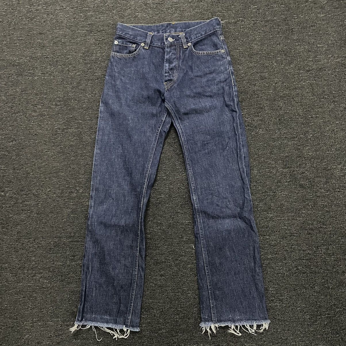 image of Vintage 1999 Helmut Lang Denim Jeans in Blue Denim, Men's (Size 26)