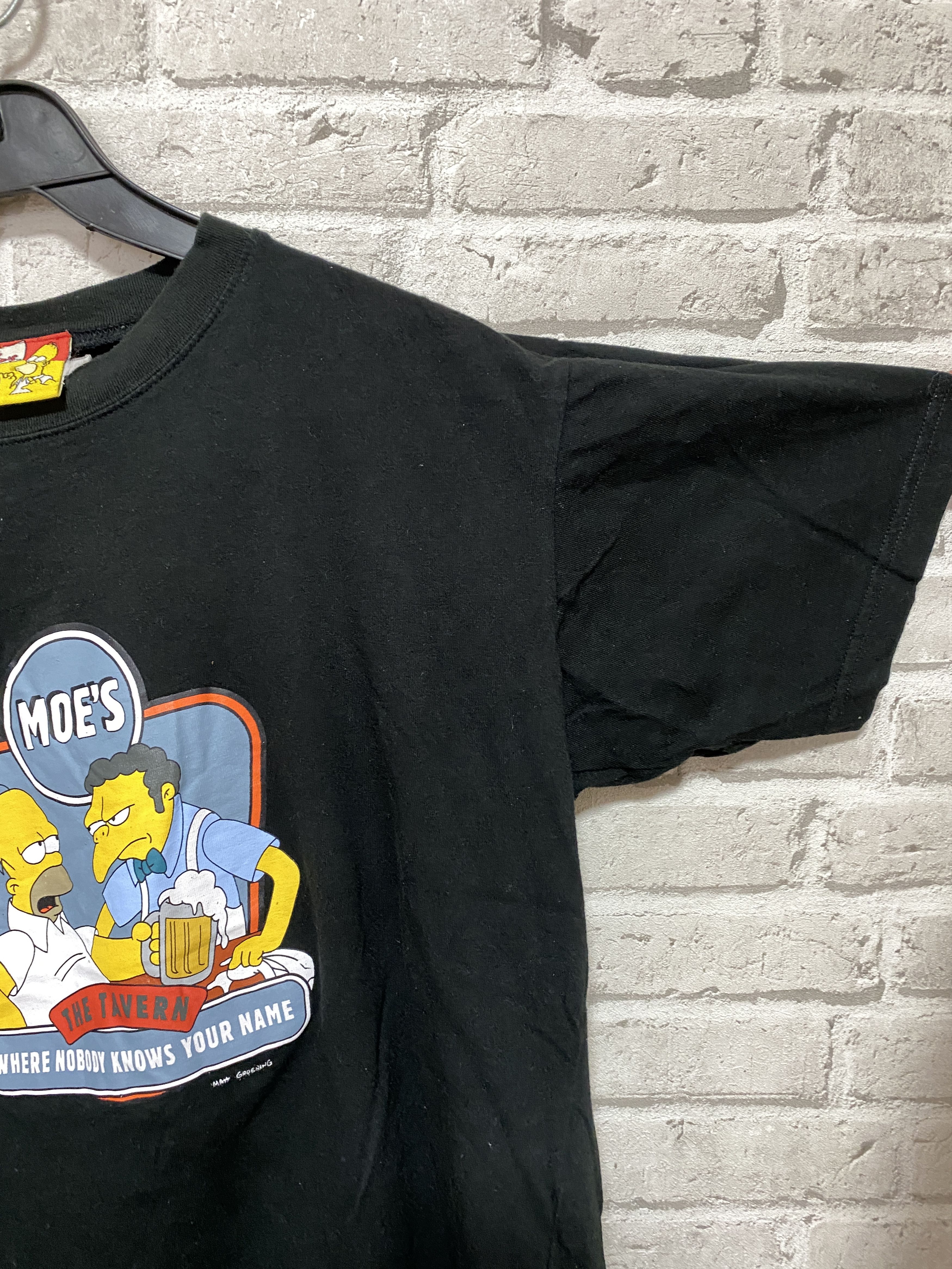 The Simpsons The Simpsons 2001 Vintage Rare Moe And Homer Movie tee Size US S / EU 44-46 / 1 - 6 Thumbnail