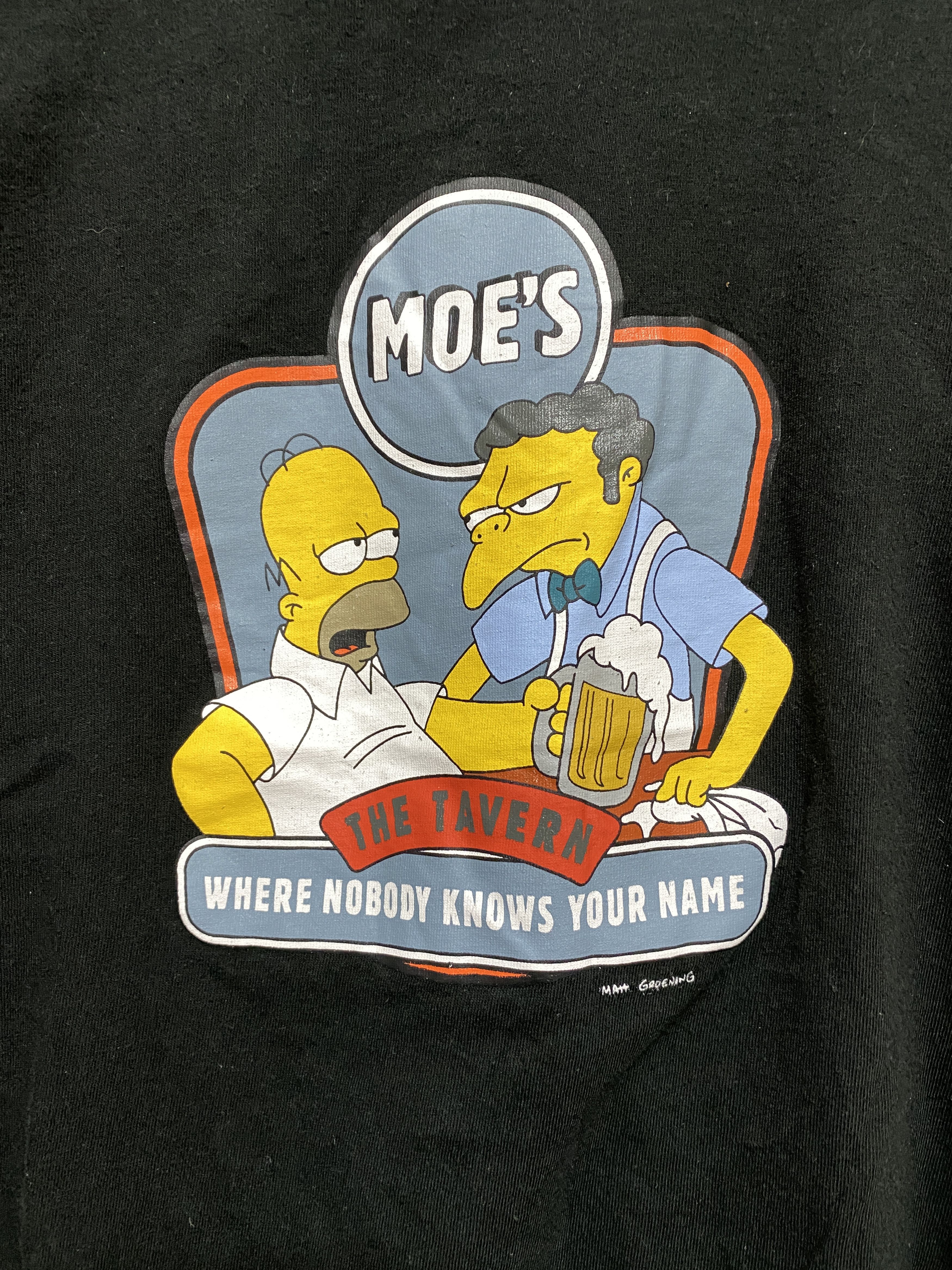 The Simpsons The Simpsons 2001 Vintage Rare Moe And Homer Movie tee Size US S / EU 44-46 / 1 - 8 Thumbnail