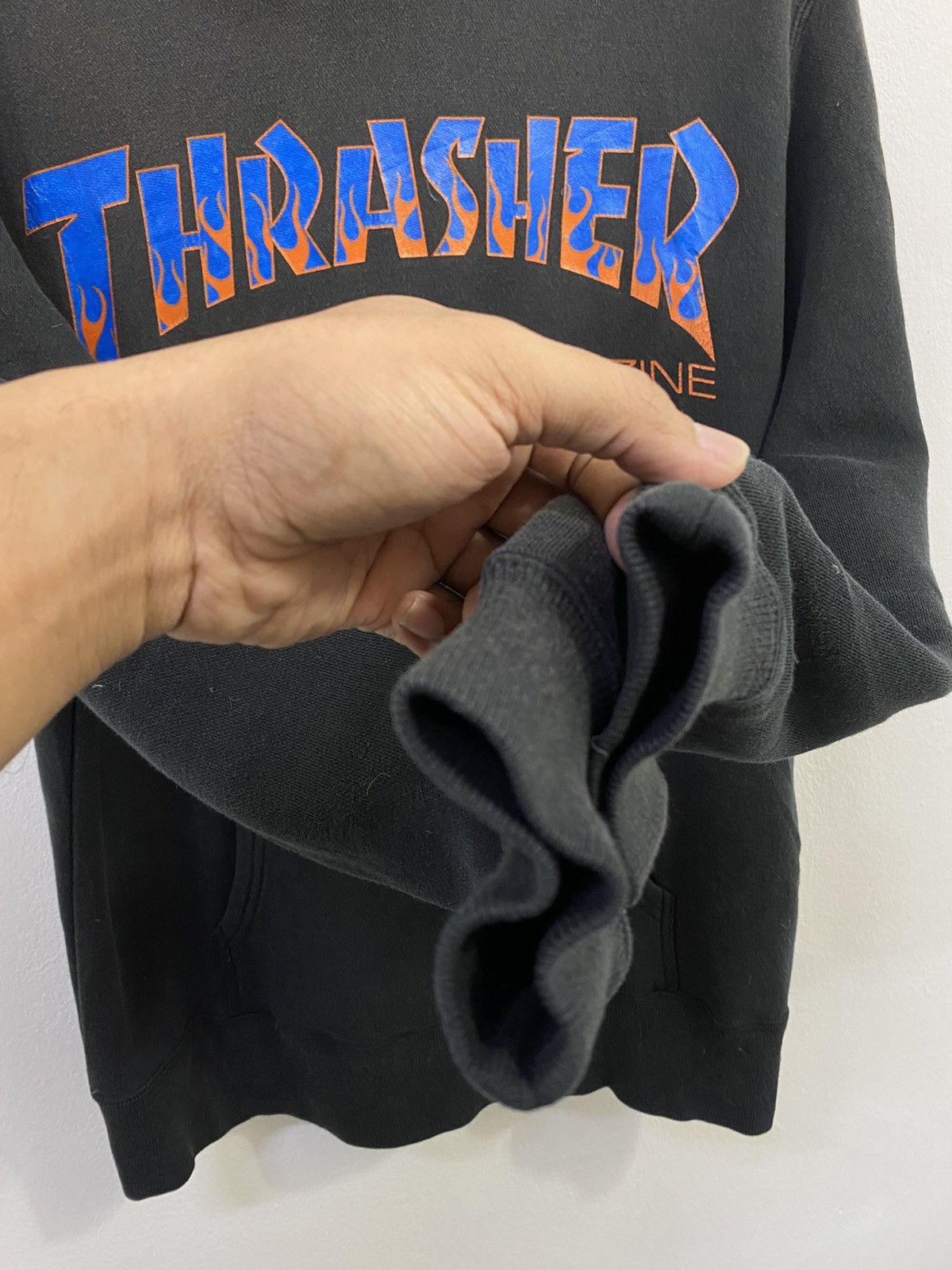 Thrasher Vintage Thrasher Hoodies Flame Logo Design Skate Style Size US M / EU 48-50 / 2 - 7 Thumbnail