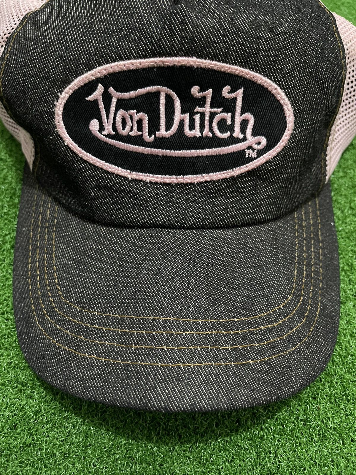 Von Dutch Rare Von Dutch Denim Trucker Hats Size ONE SIZE - 8 Thumbnail