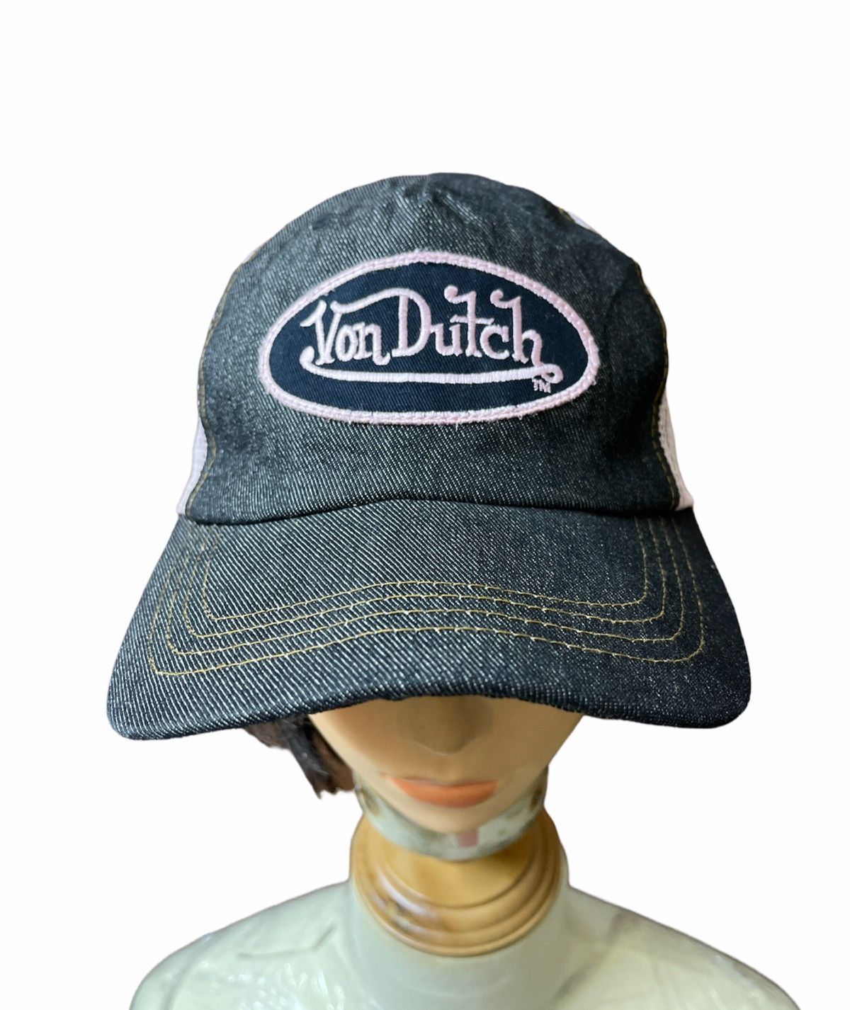 Von Dutch Rare Von Dutch Denim Trucker Hats Size ONE SIZE - 5 Thumbnail