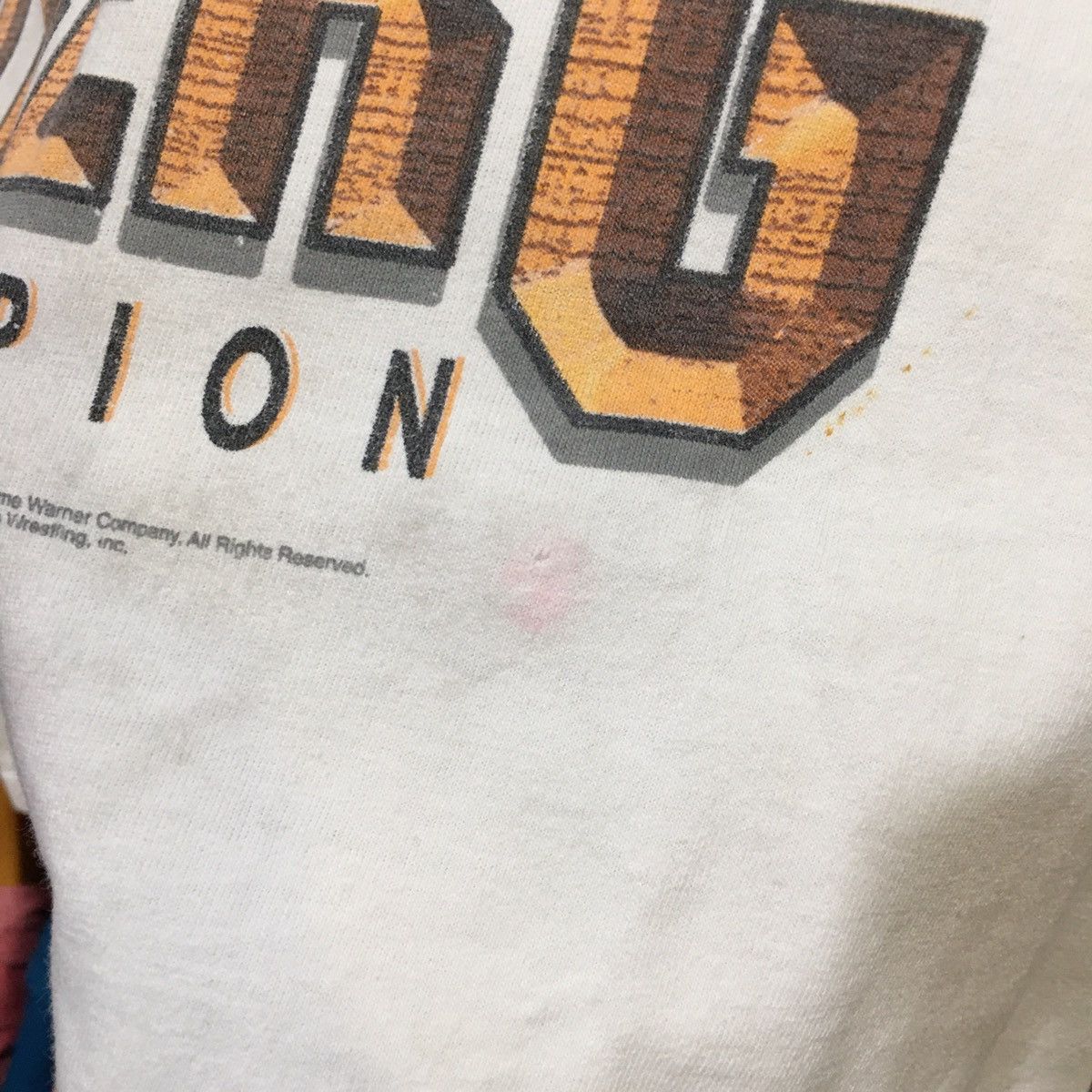 VINTAGE 98’s‼️Goldberg World Champion WCW By Oneita Tee