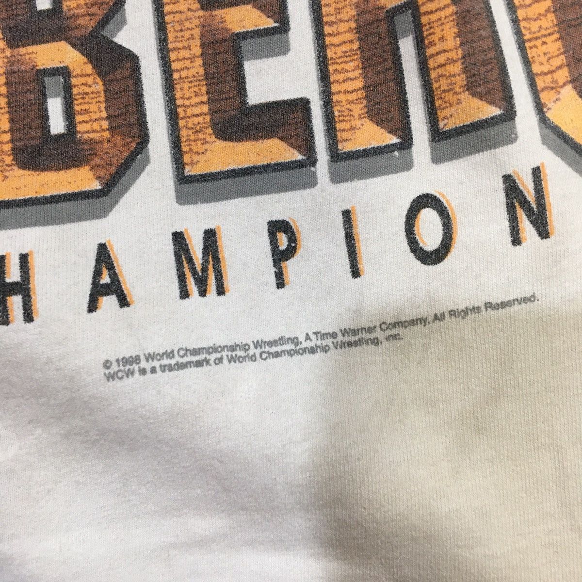 VINTAGE 98’s‼️Goldberg World Champion WCW By Oneita Tee
