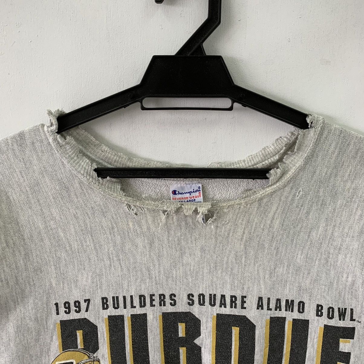 Champion × Vintage Vintage Reverse Weave Champion Alamo Bowl Thrash Sweatshirt Size US XXL / EU 58 / 5 - 5 Thumbnail