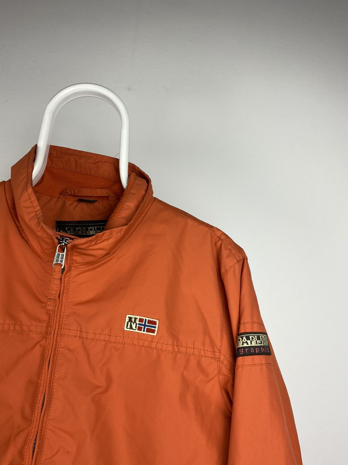 Napapijri Napapijri vintage Orange light jacket small logo Size US M / EU 48-50 / 2 - 2 Thumbnail