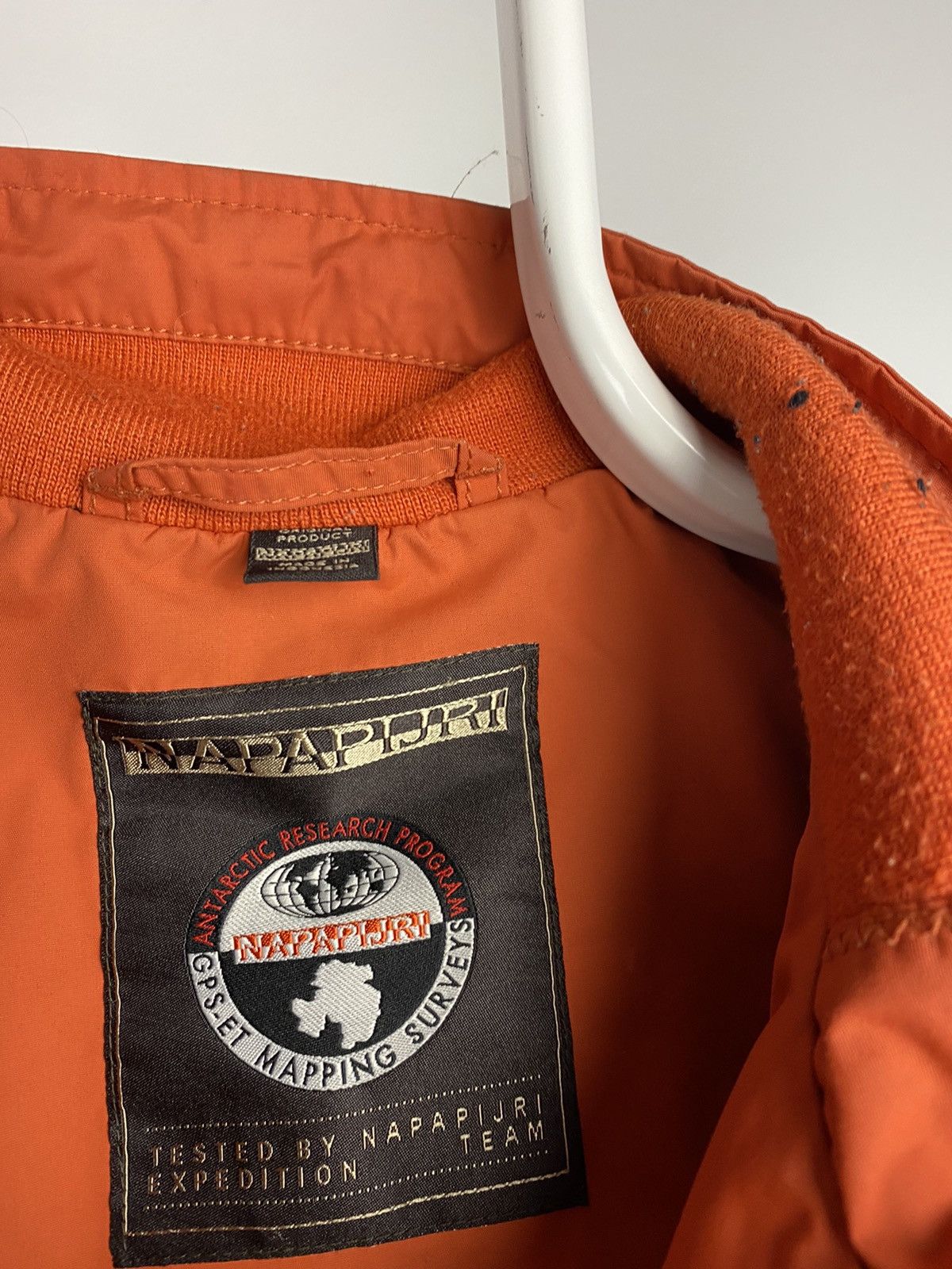 Napapijri Napapijri vintage Orange light jacket small logo Size US M / EU 48-50 / 2 - 6 Thumbnail