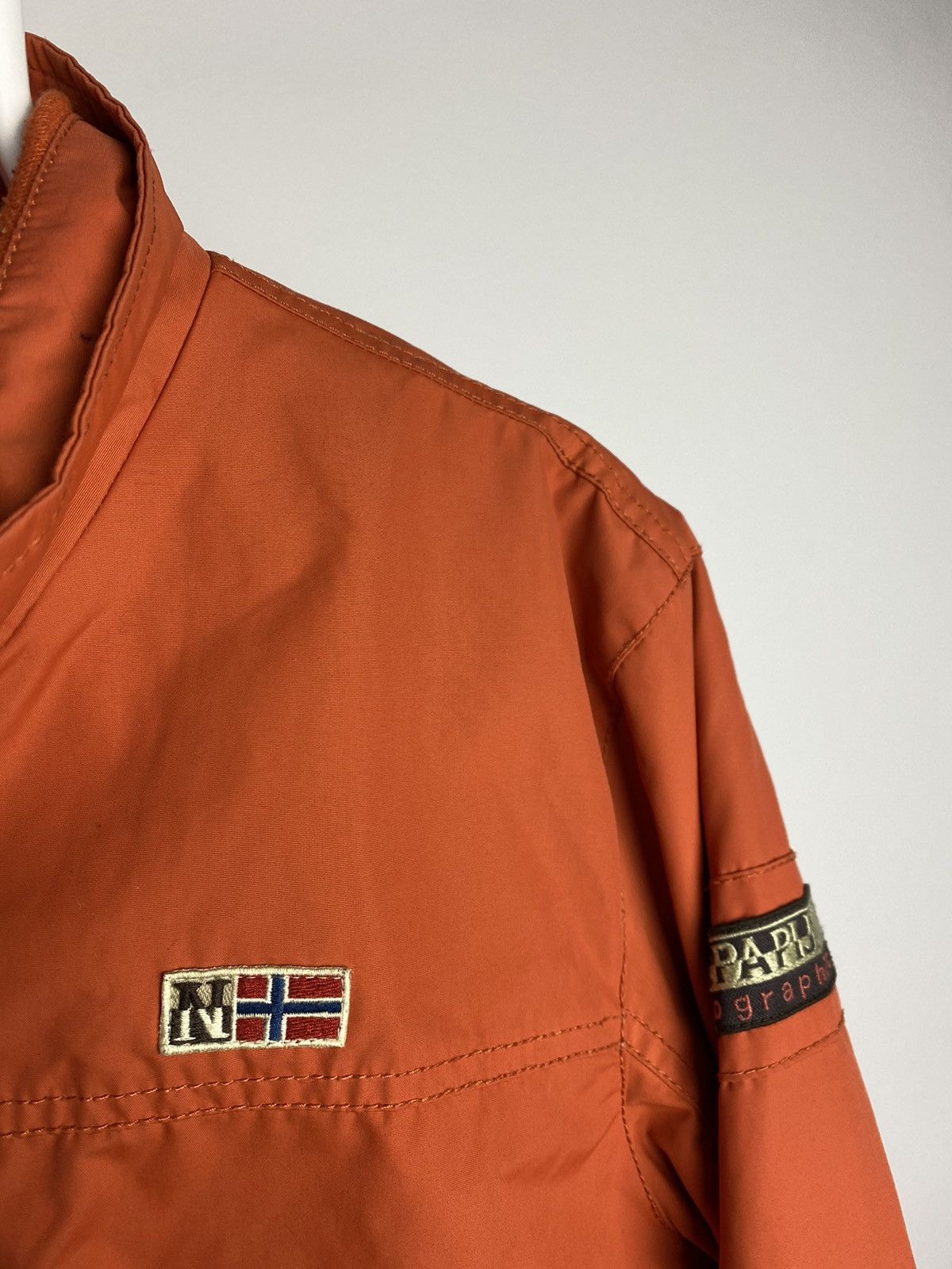 Napapijri Napapijri vintage Orange light jacket small logo Size US M / EU 48-50 / 2 - 4 Thumbnail