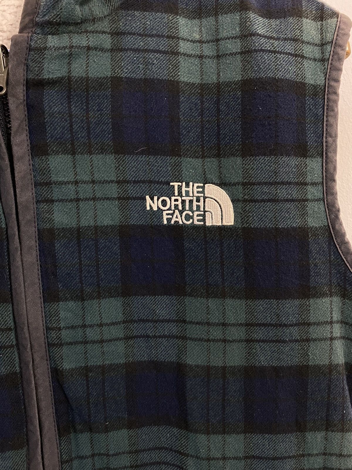 The North Face The North Face Green Tartan Fleece Vest Hoodie Size US M / EU 48-50 / 2 - 4 Thumbnail