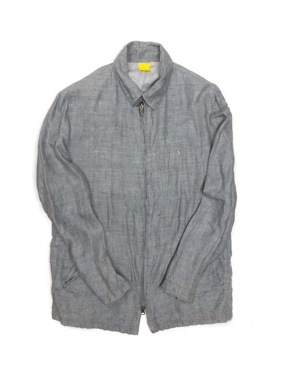 image of Mandarina Duck Grey Hemp Jacket, Women's